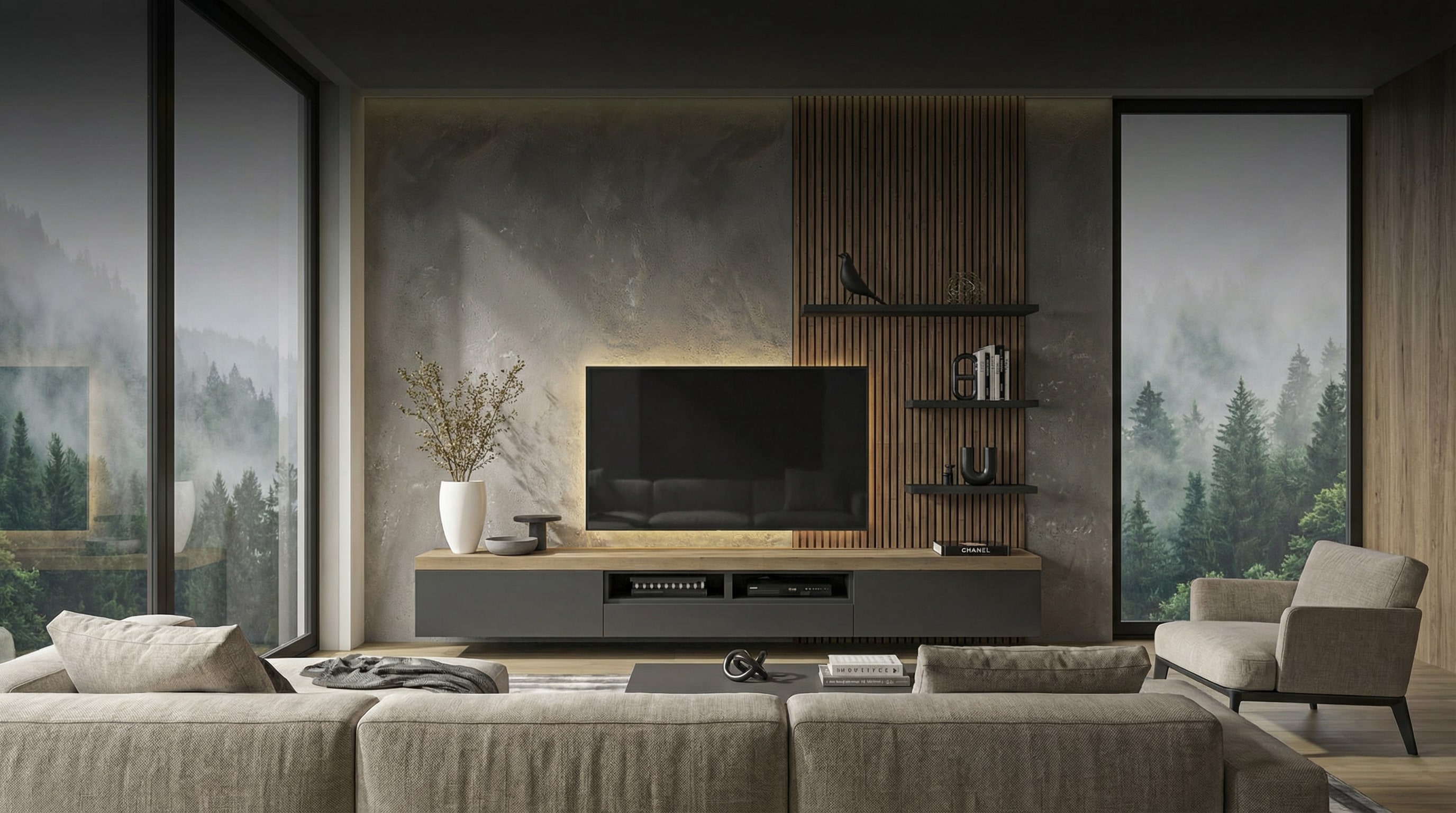 Wohnzimmer Wohnwände 2026: Die Regel, die Designer nutzen Wohnzimmer Wohnwände 2026: Die Regel, die Designer nutzen