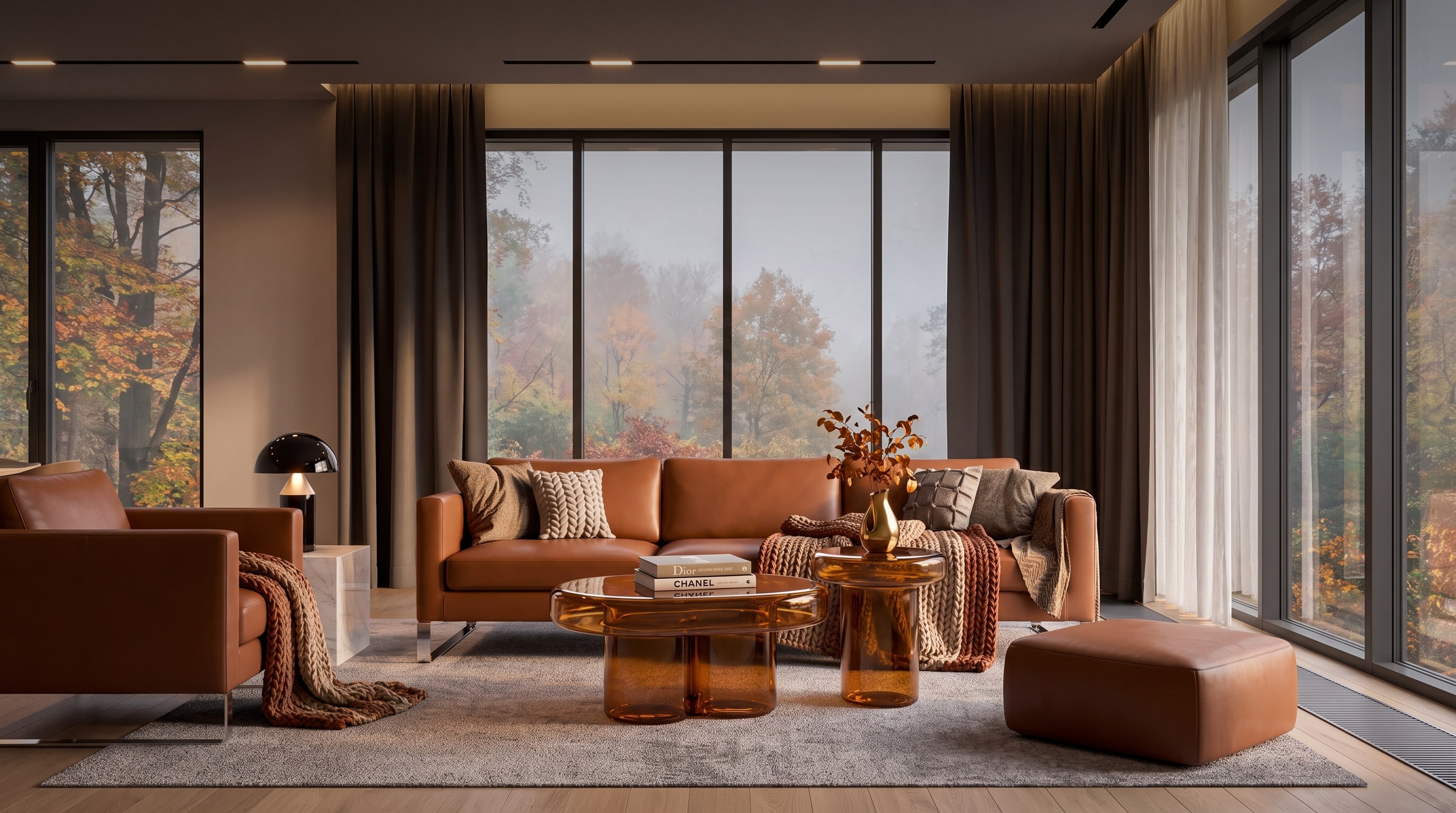 Comment rendre votre salon douillet pour l'automne : les matériaux et couleurs à privilégier