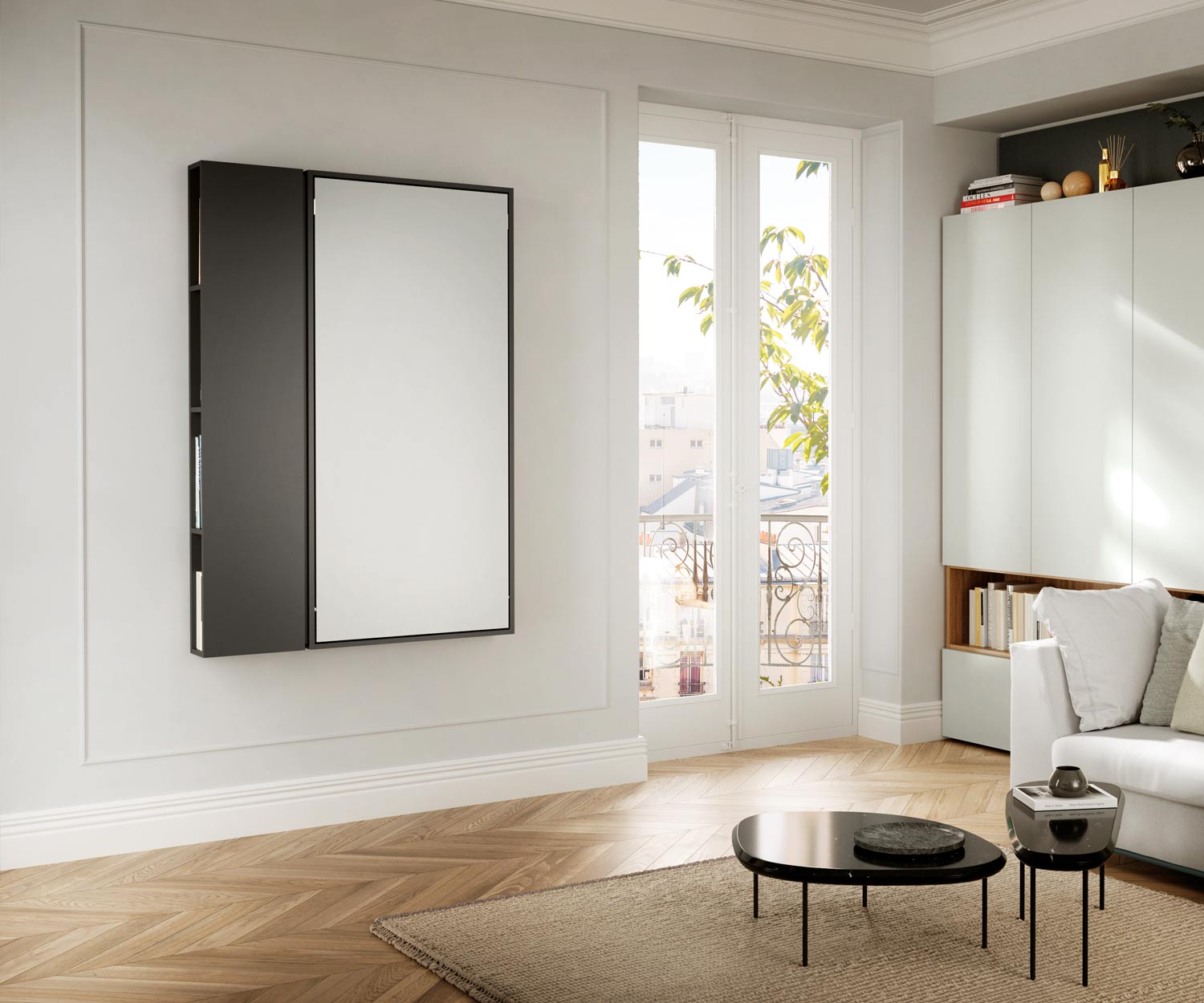 Clei Wally Table murale pliante Esquisse 1 Clei Wally Table murale pliante Esquisse 1