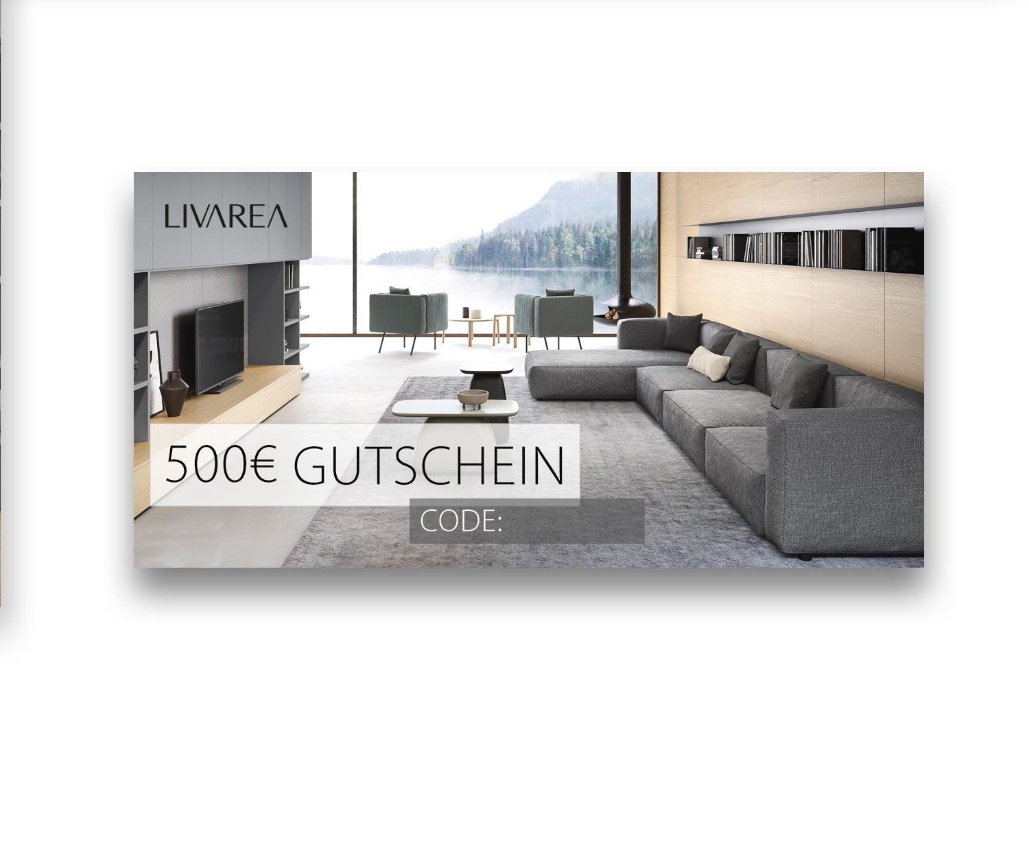 500€ Livarea Chèque cadeau 500€ Livarea Chèque cadeau