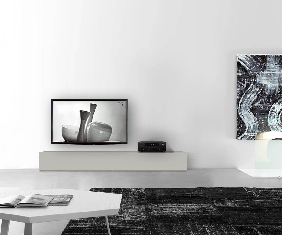 /Design Lowboard Fond B240 H35 gris clair mat /Design Lowboard Fond B240 H35 gris clair mat