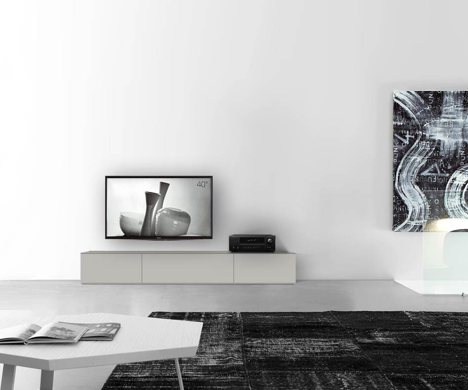 /Design Lowboard Fond B210 H35 gris clair mat /Design Lowboard Fond B210 H35 gris clair mat