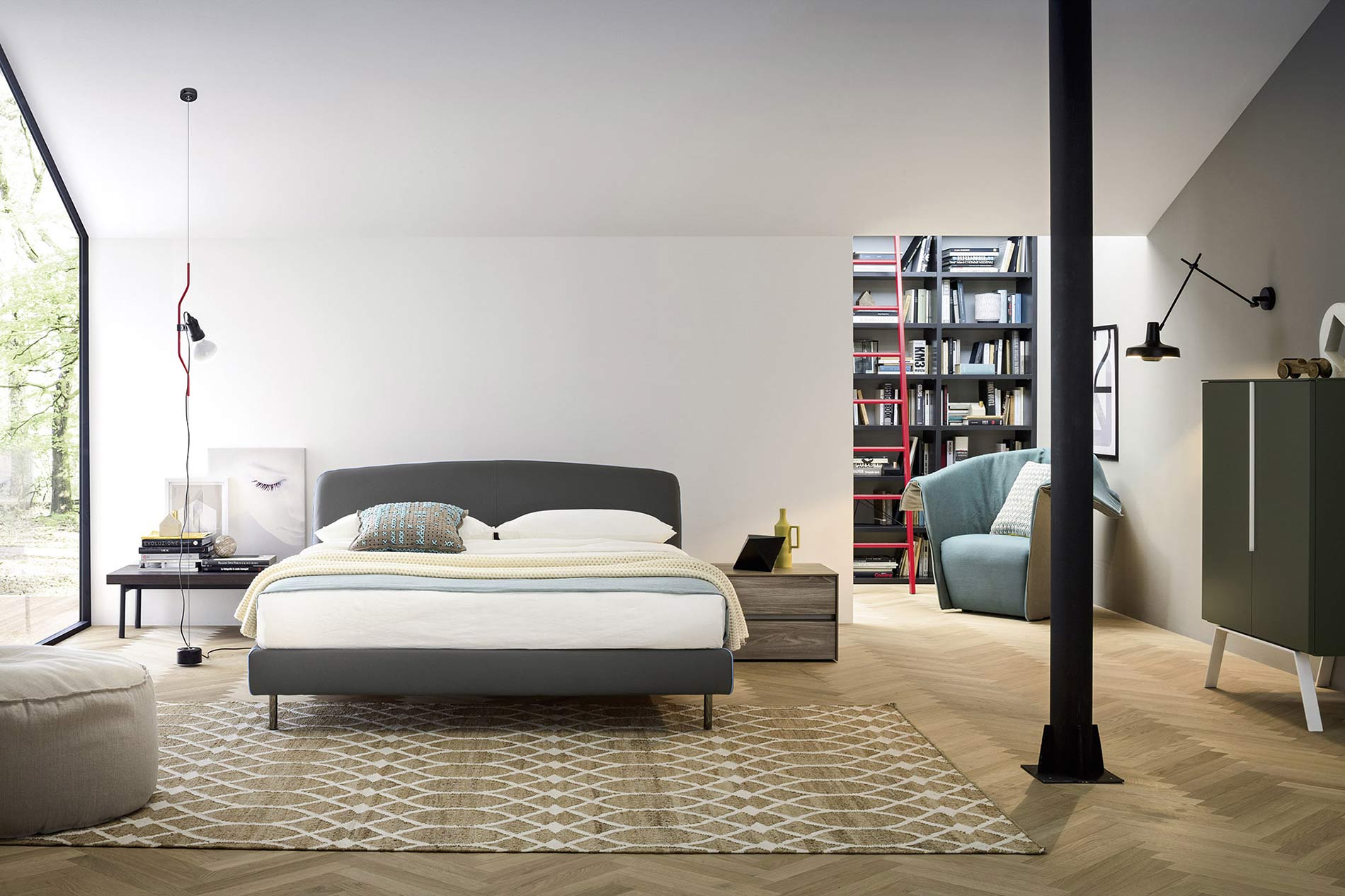 Chambre à coucher design rétro Chambre à coucher design rétro