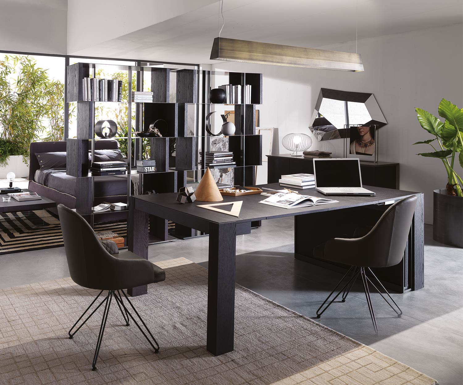 OzzioA3 Table de salle à manger extensible en chêne naturel OzzioA3 Table de salle à manger extensible en chêne naturel