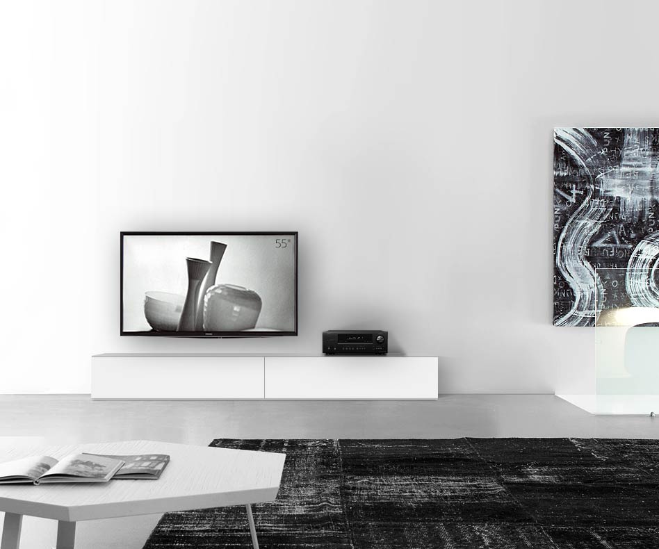 /Design Lowboard sol B240 H35 blanc mat /Design Lowboard sol B240 H35 blanc mat