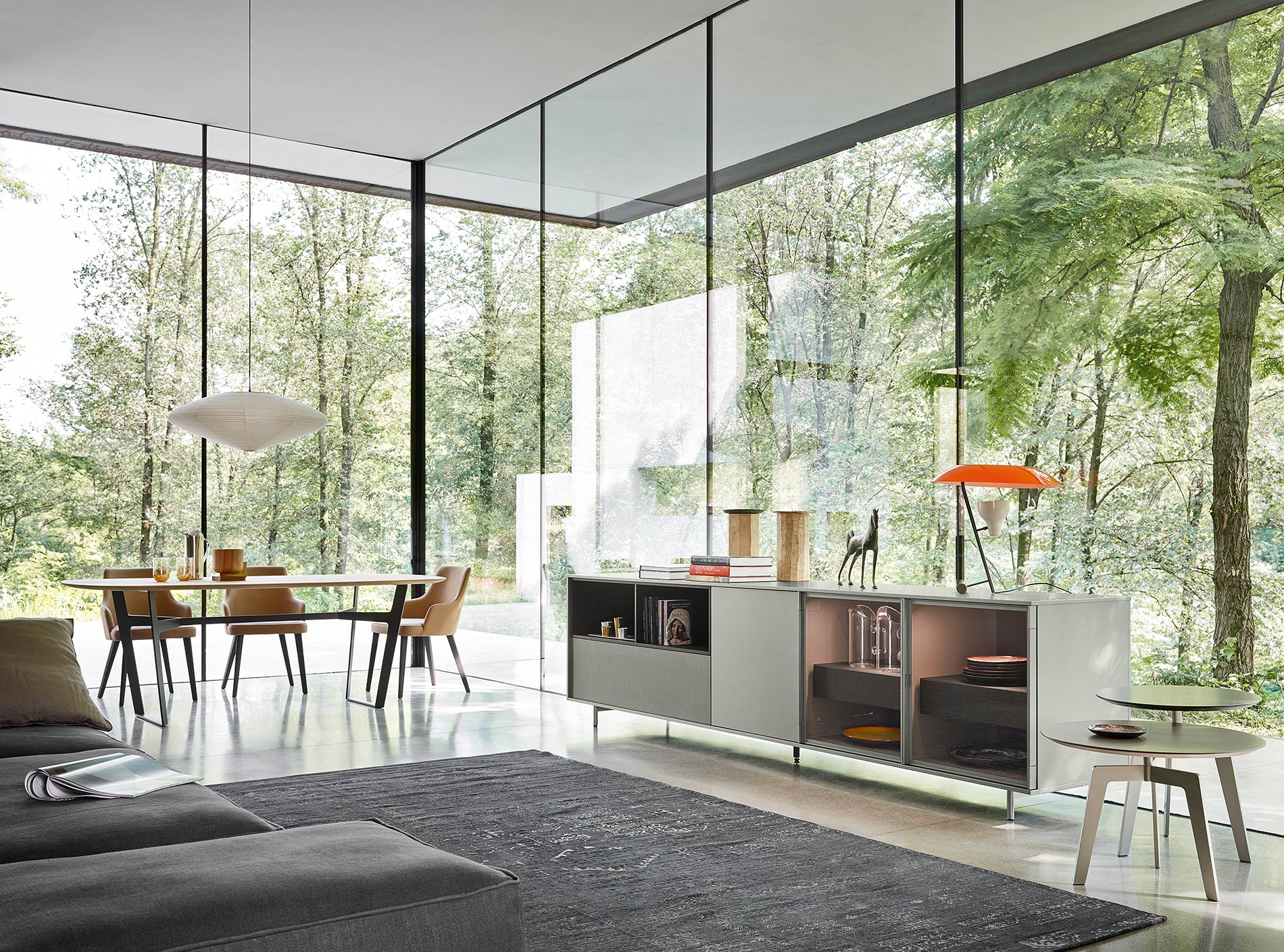 Maison en verre design
