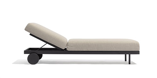 Gartenliege (202 x 41 x 75 cm)