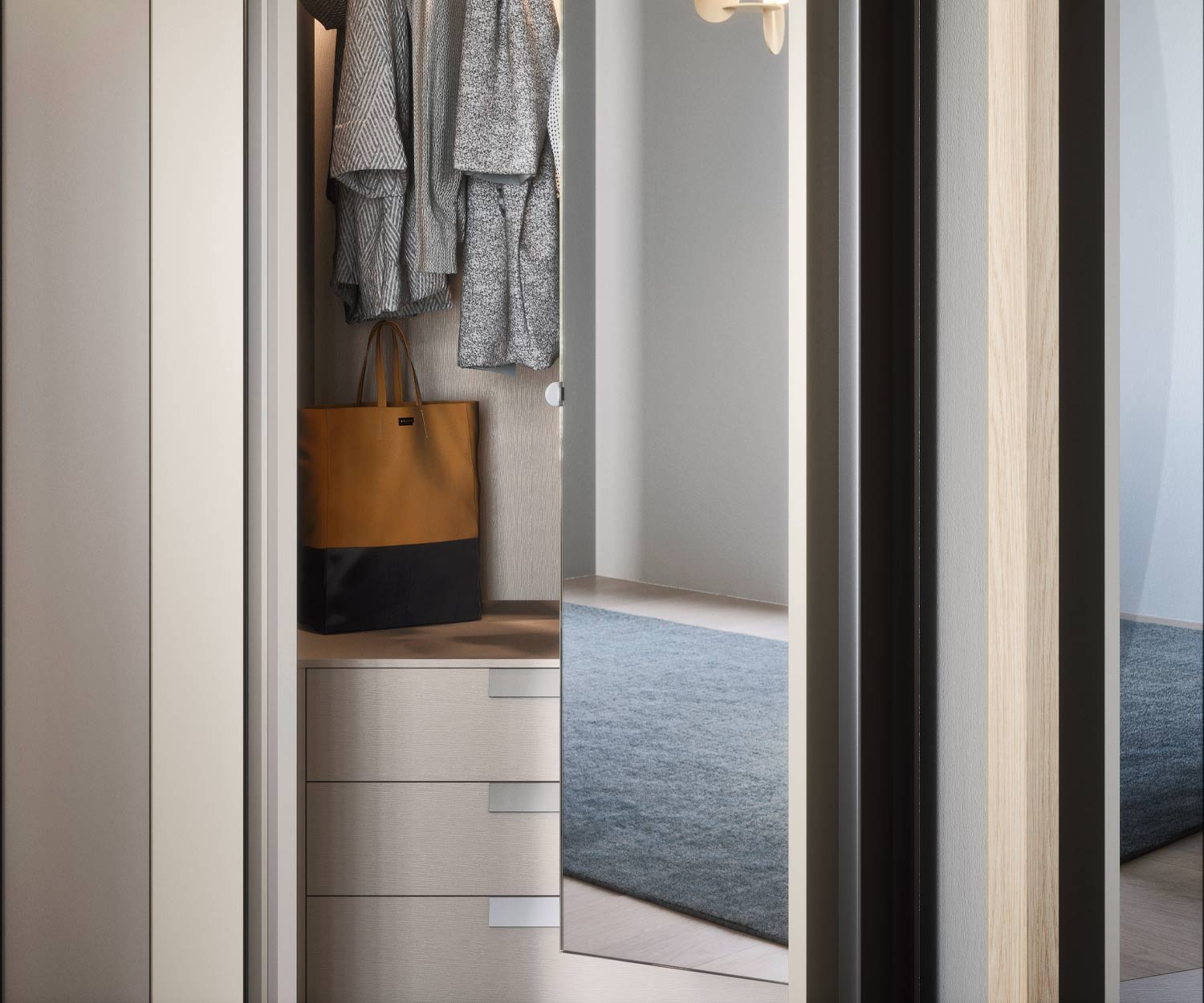 Accessoires pour penderie Armadi 3er tiroir de Novamobili Accessoires pour penderie Armadi 3er tiroir de Novamobili