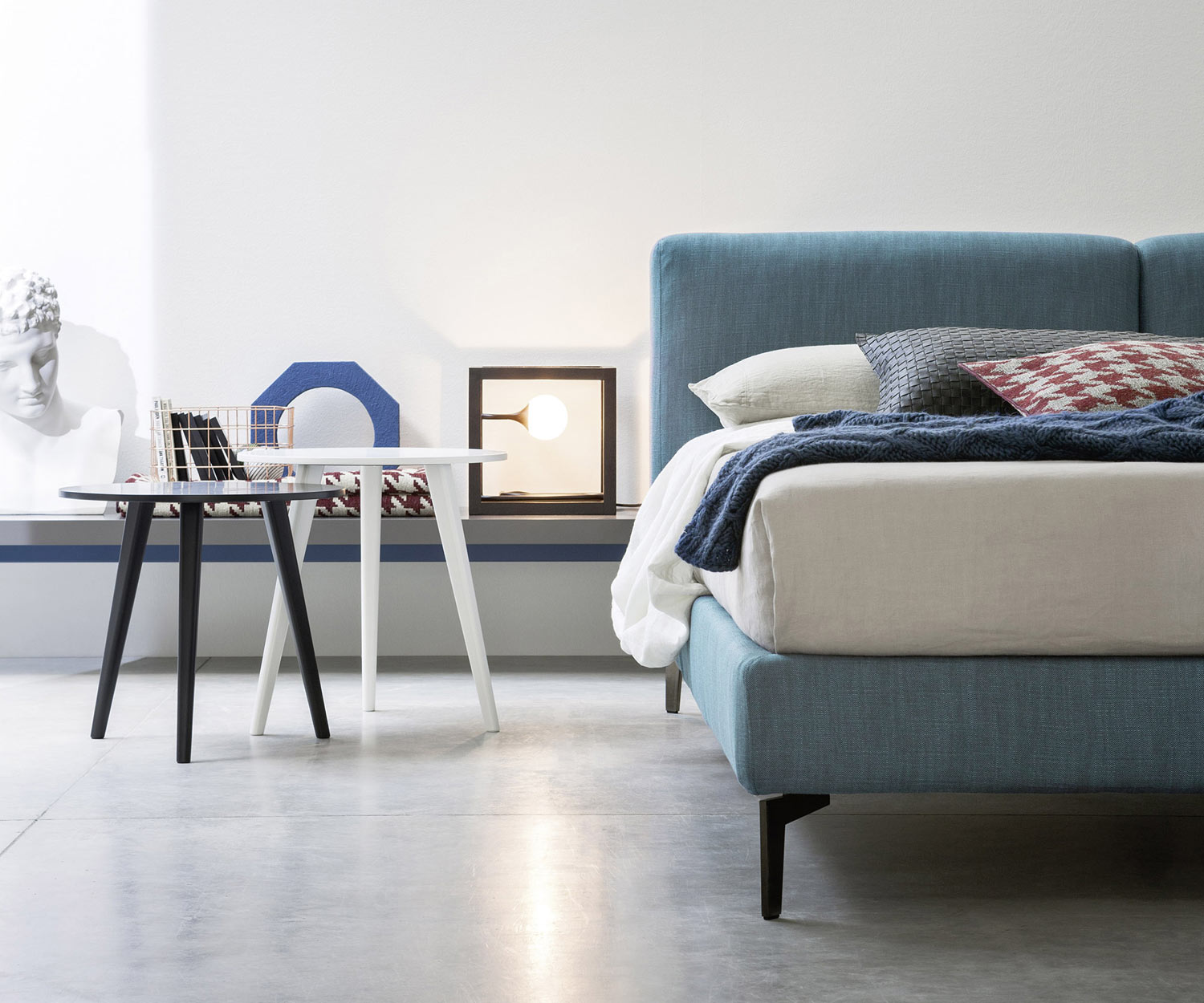 Novamobili Lit rembourré de haute qualité Margot Novamobili Lit rembourré de haute qualité Margot