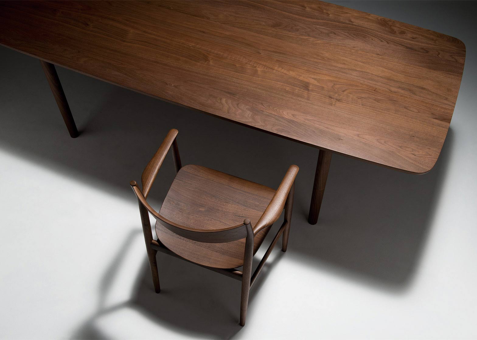Chaise de luxe en bois massif Table du Japon