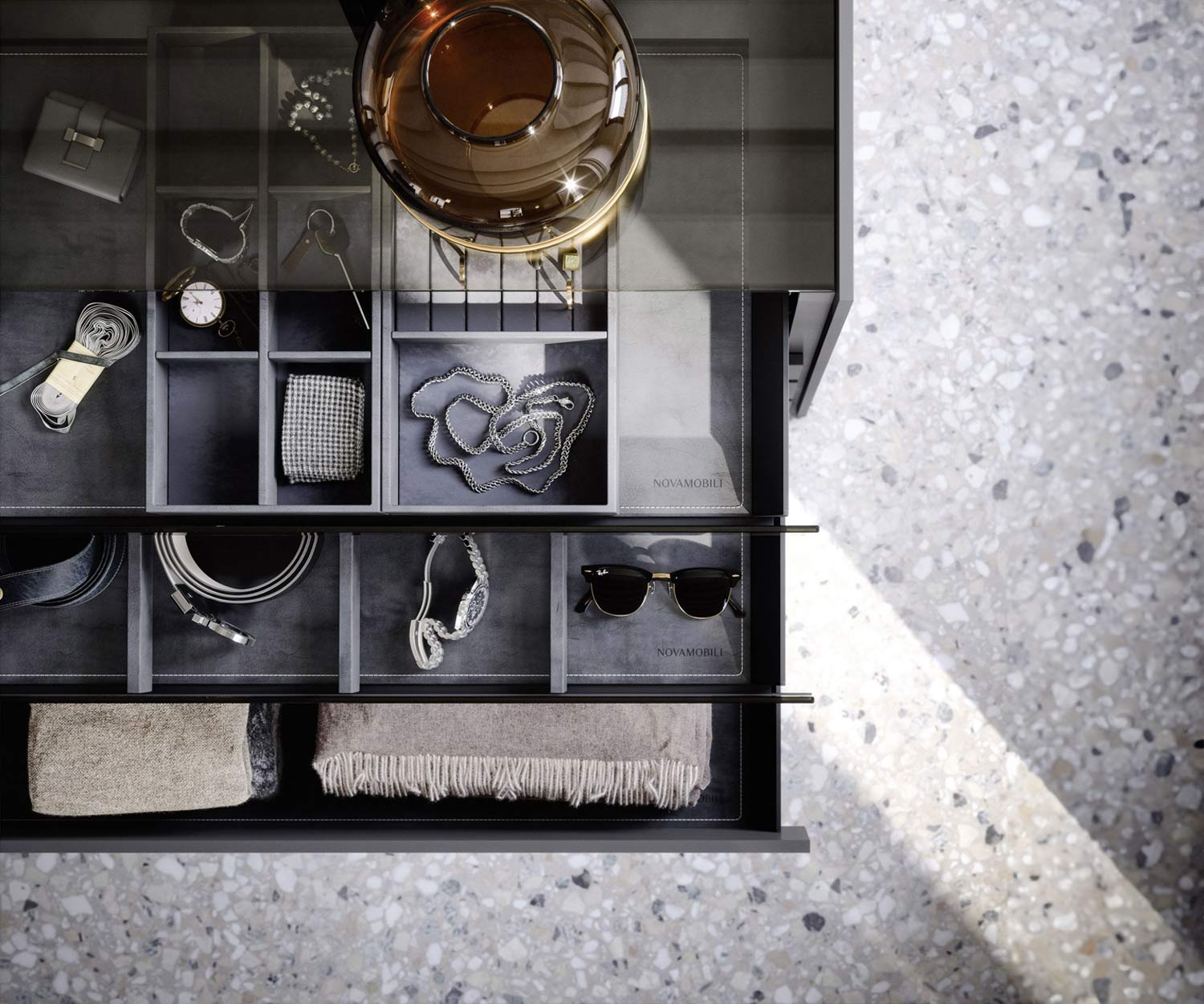 Novamobili Aristotele Armoire île Novamobili Aristotele Armoire île