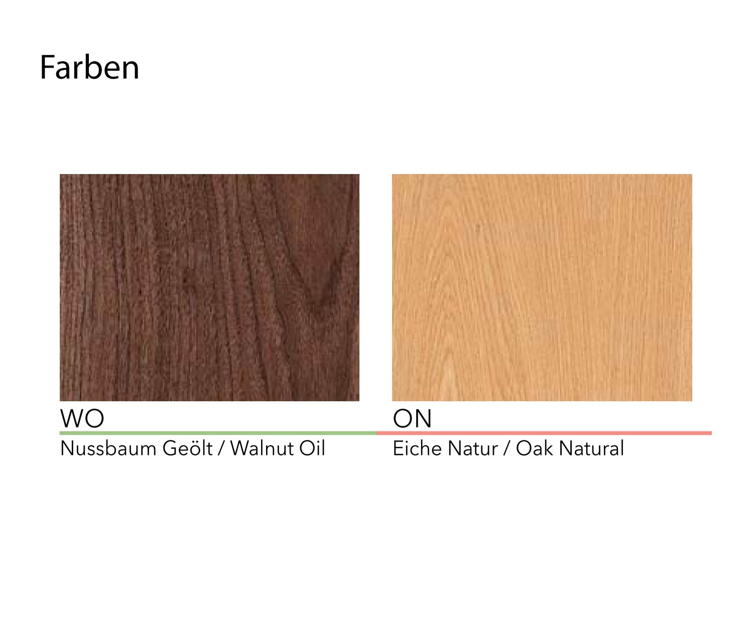 Conde House Table de salle à manger design Ten avec les couleurs du bois comme motif Conde House Table de salle à manger design Ten avec les couleurs du bois comme motif