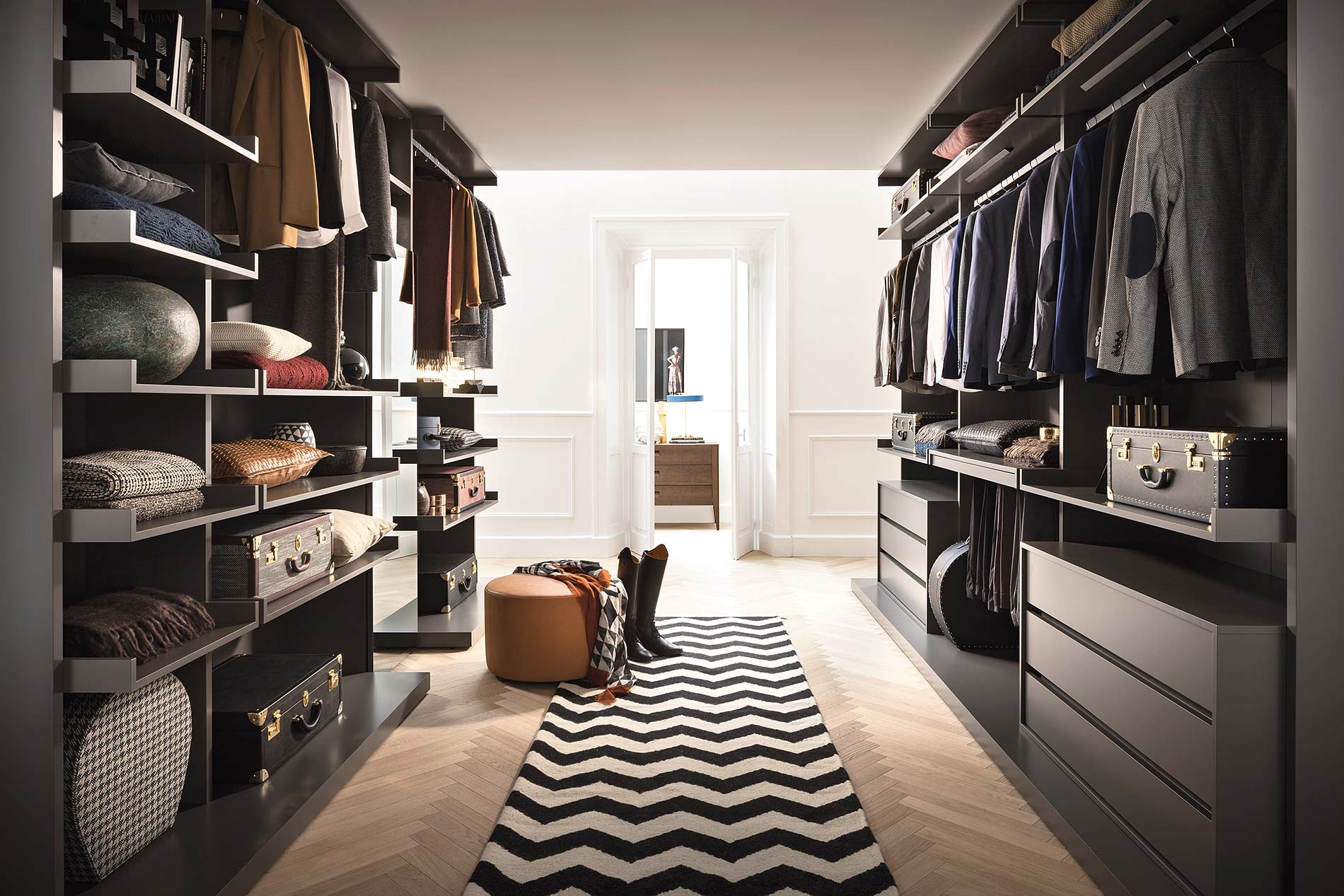 Dressing-room gris foncé Dressing-room gris foncé