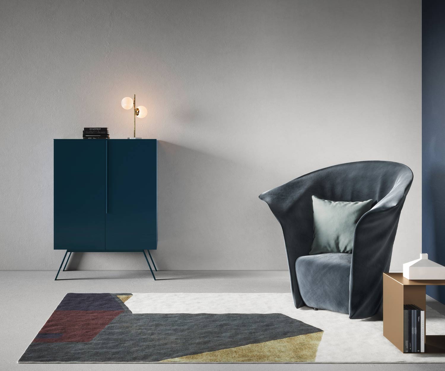Exclusif Novamobili Design Highboard Cleo Exclusif Novamobili Design Highboard Cleo