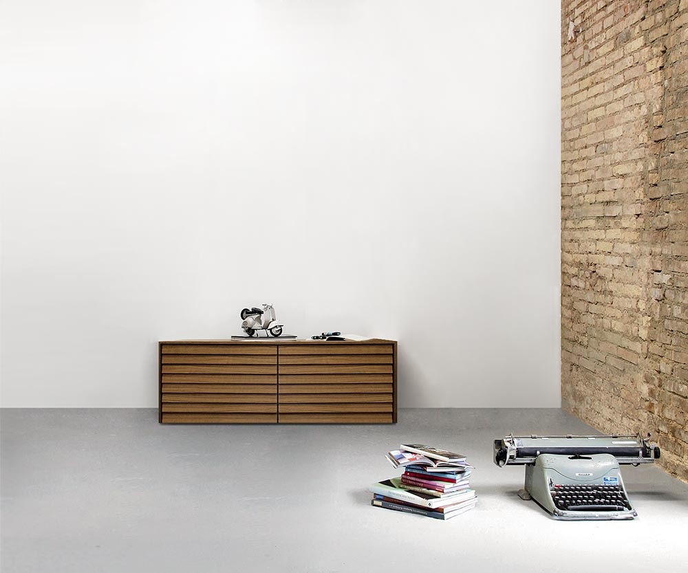 Punt Sussex Sideboard Fond B119 Super Mat Noyer Punt Sussex Sideboard Fond B119 Super Mat Noyer