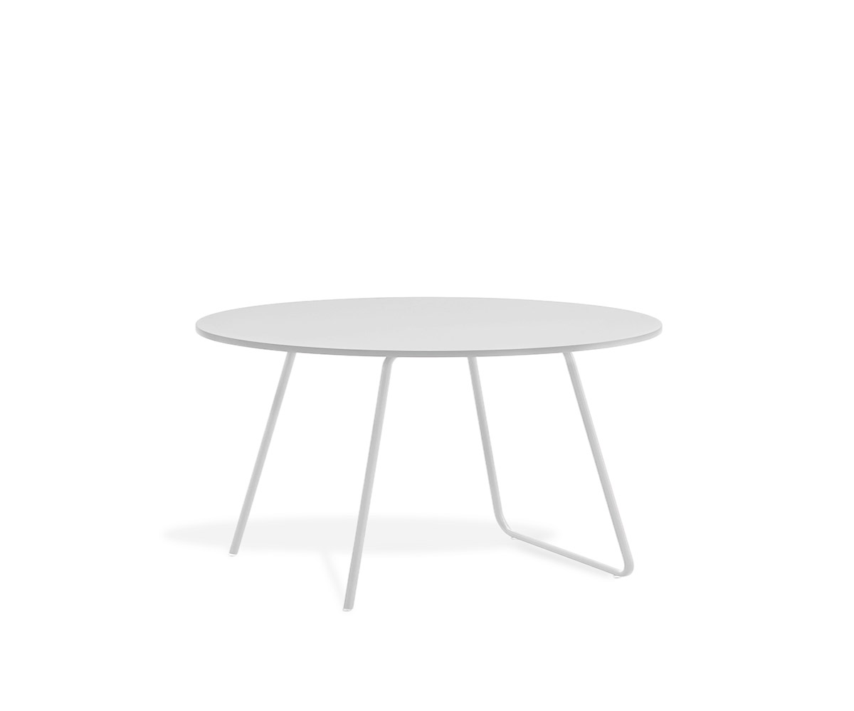 Novamobili Table basse Orbis Ø 80cm blanc mat300 Novamobili Table basse Orbis Ø 80cm blanc mat300