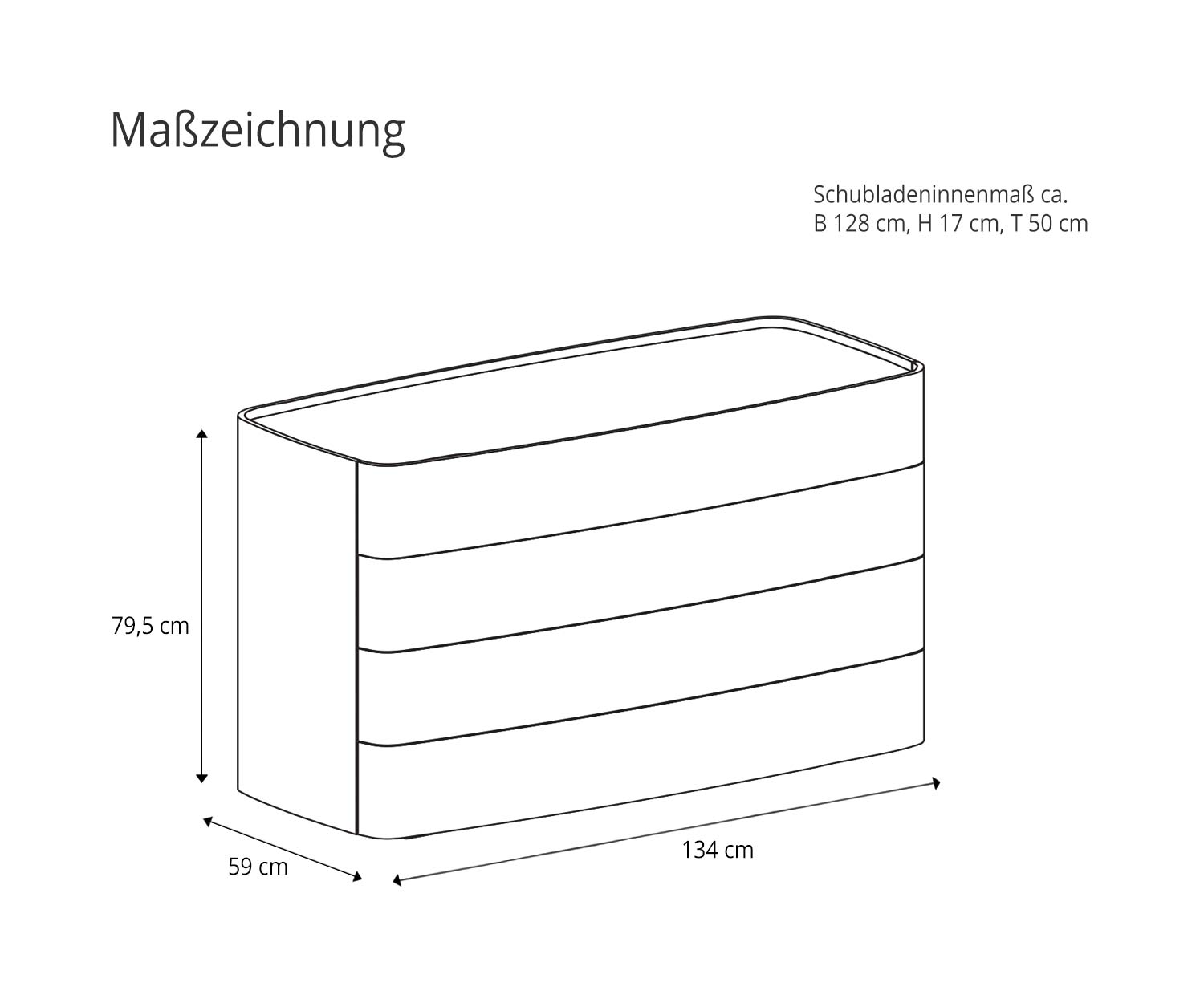 Novamobili Commode design Norman 4 tiroirs Dessin coté Dimensions Esquisse Novamobili Commode design Norman 4 tiroirs Dessin coté Dimensions Esquisse