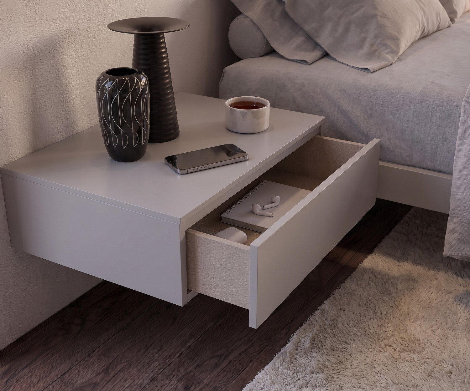 Novamobili Table de nuit Easy 1 tiroir