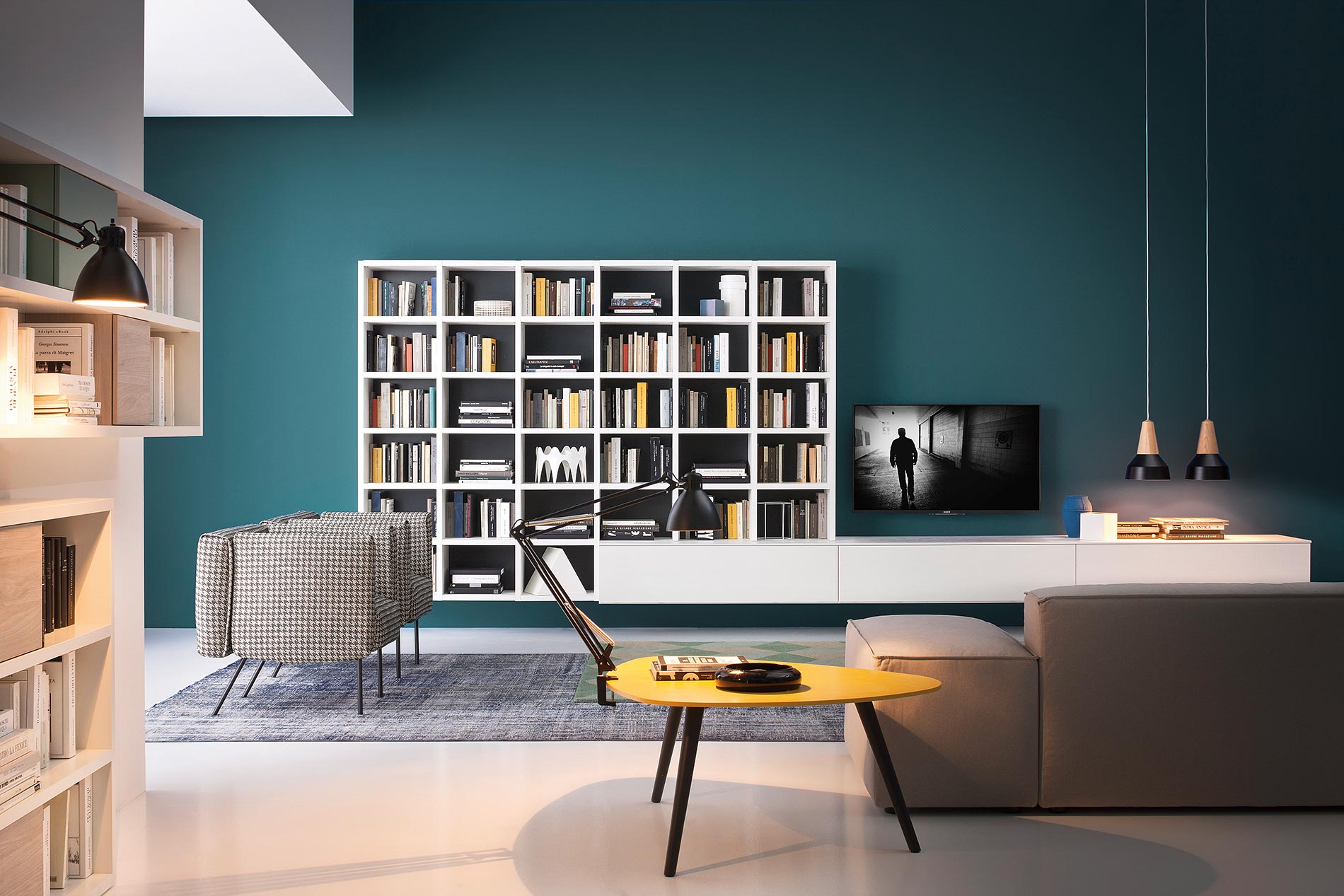 Étagère à livres suspendue design Étagère à livres suspendue design