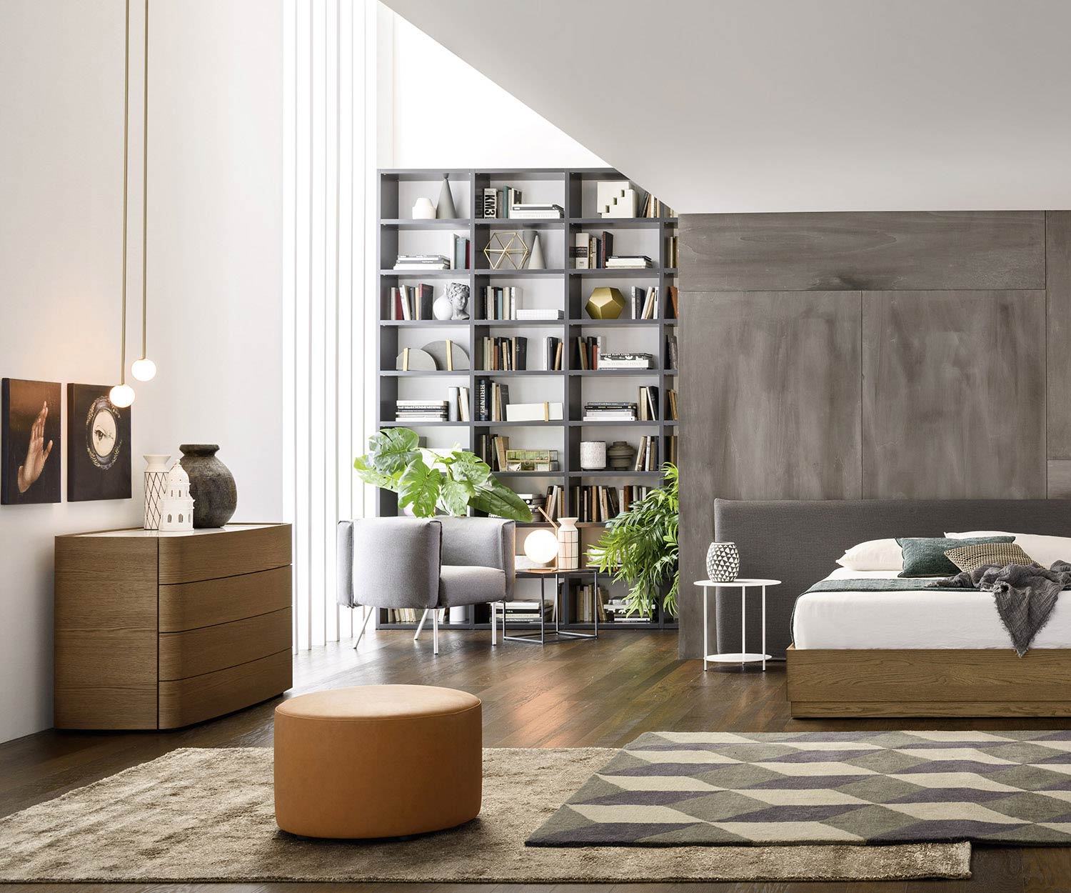 Exclusif Novamobili Commode design Norman 4 tiroirs chêne clair couleur miel Exclusif Novamobili Commode design Norman 4 tiroirs chêne clair couleur miel