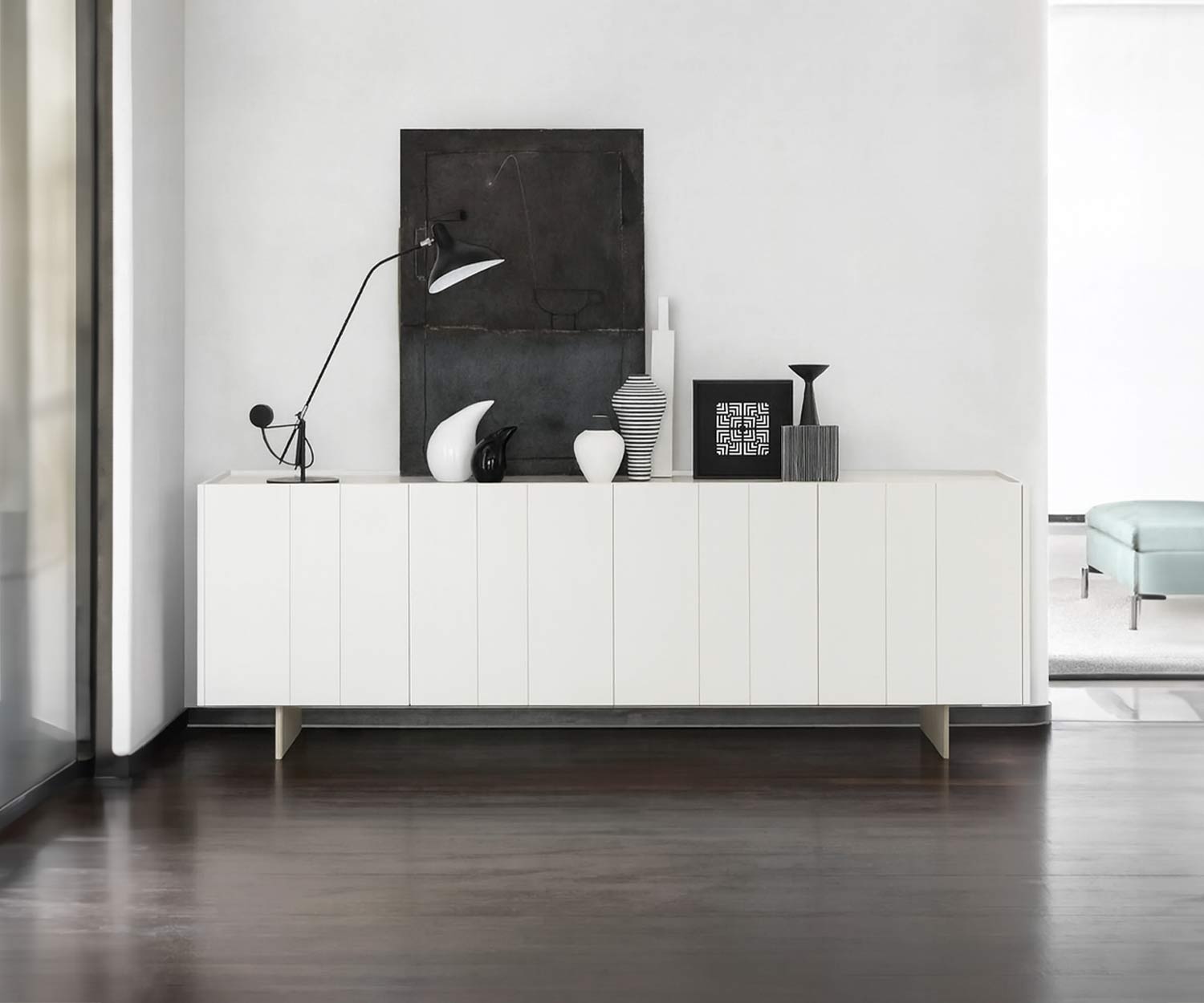 Novamobili Sideboard Stripe 4 portes Novamobili Sideboard Stripe 4 portes