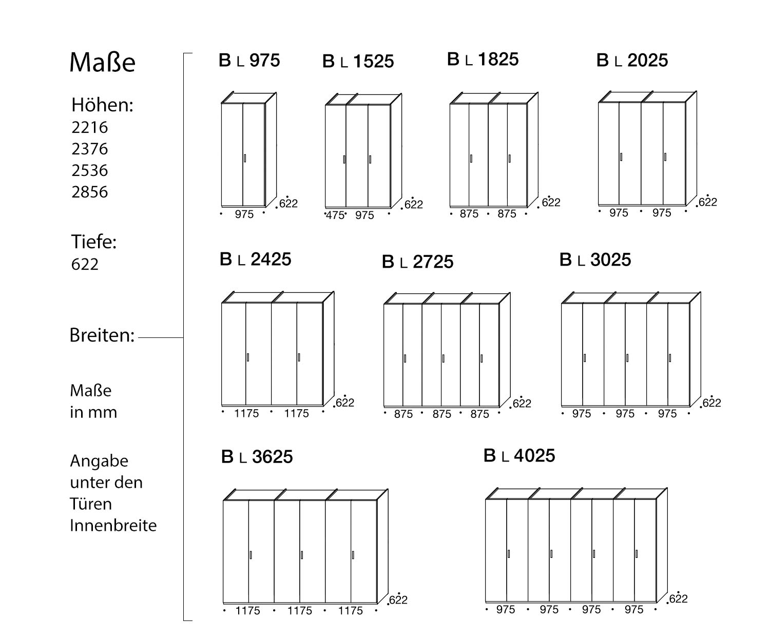 Livitalia Armoire design Liscia Dimensions Esquisses Tailles Livitalia Armoire design Liscia Dimensions Esquisses Tailles