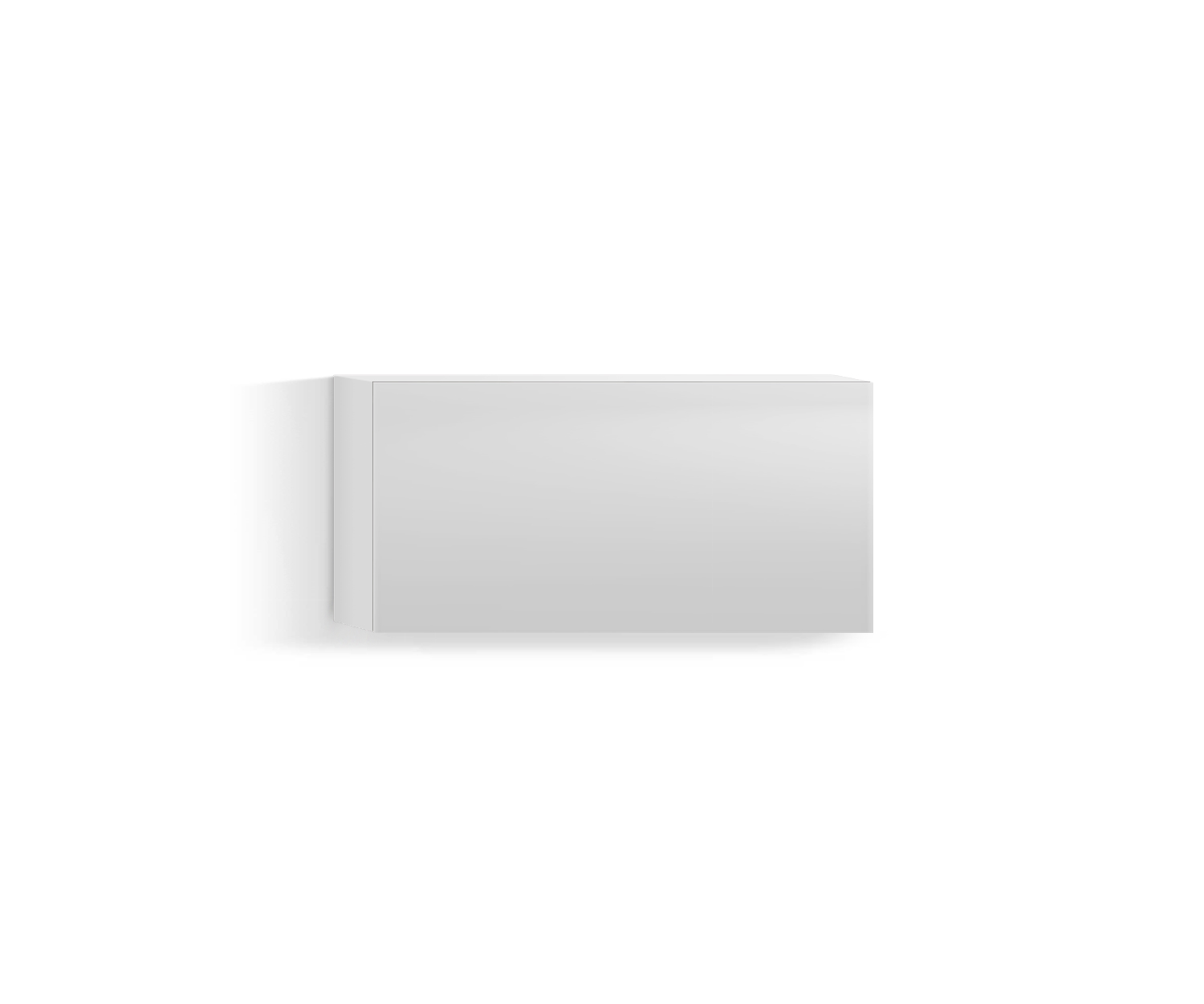 Armoire suspendue design salon Horizontal H32 L60 en bas blanc300 Armoire suspendue design salon Horizontal H32 L60 en bas blanc300