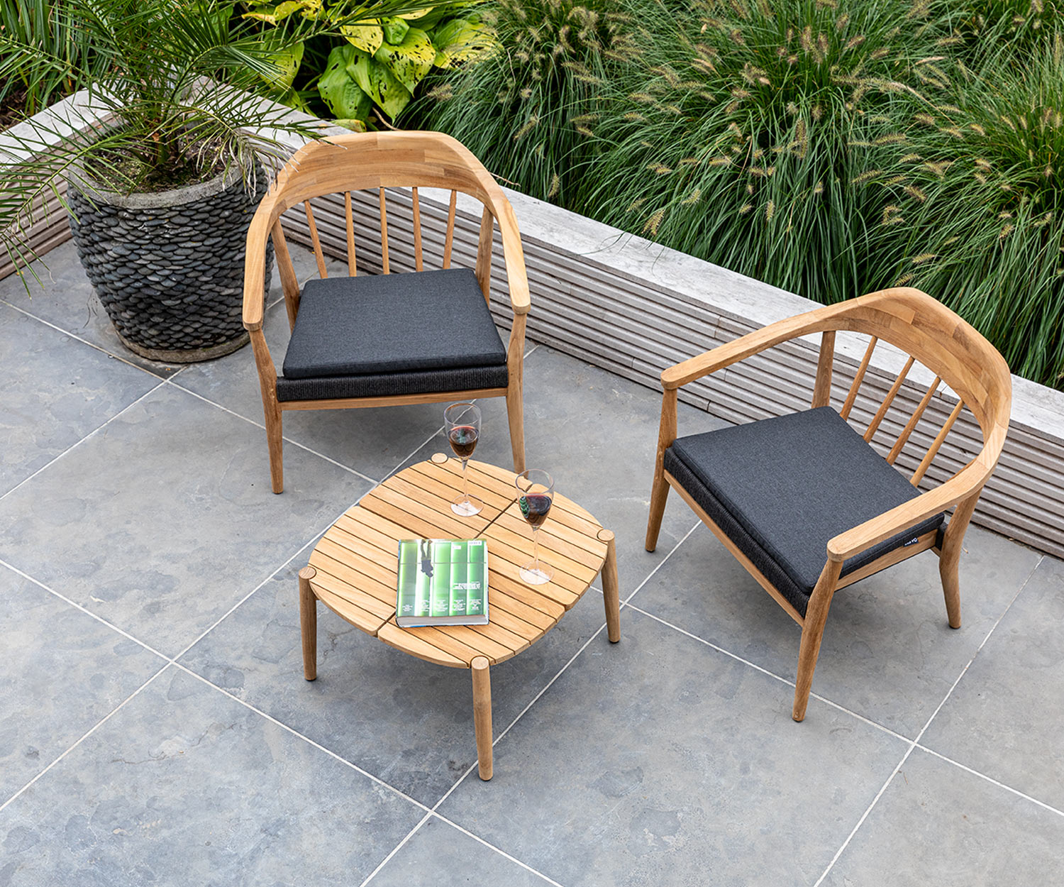 Table de jardin rectangulaire Copenhagen de Oasiq avec chaises Copenhagen Table de jardin rectangulaire Copenhagen de Oasiq avec chaises Copenhagen