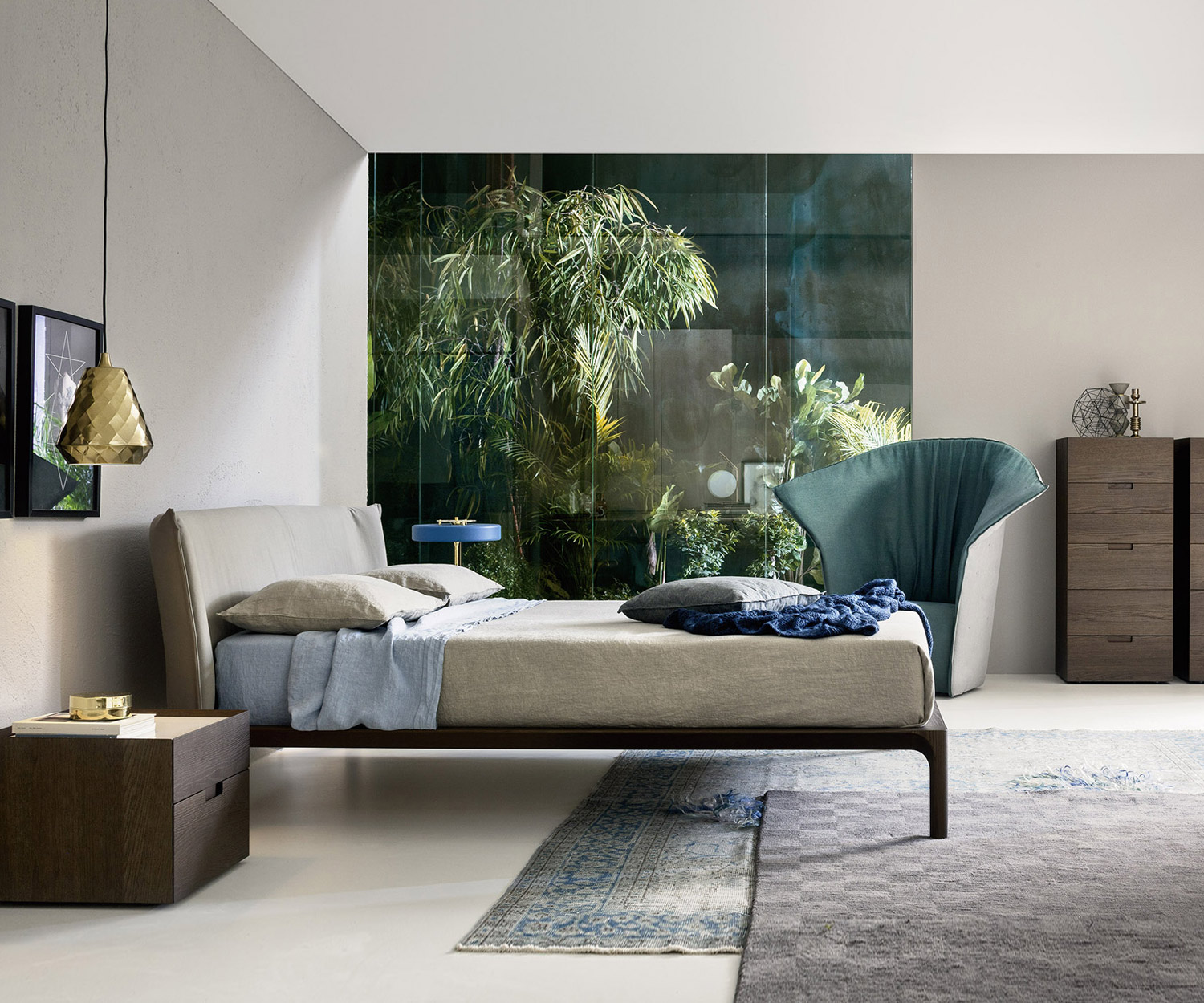 Exclusif Novamobili Lit Park Chêne Foncé Exclusif Novamobili Lit Park Chêne Foncé