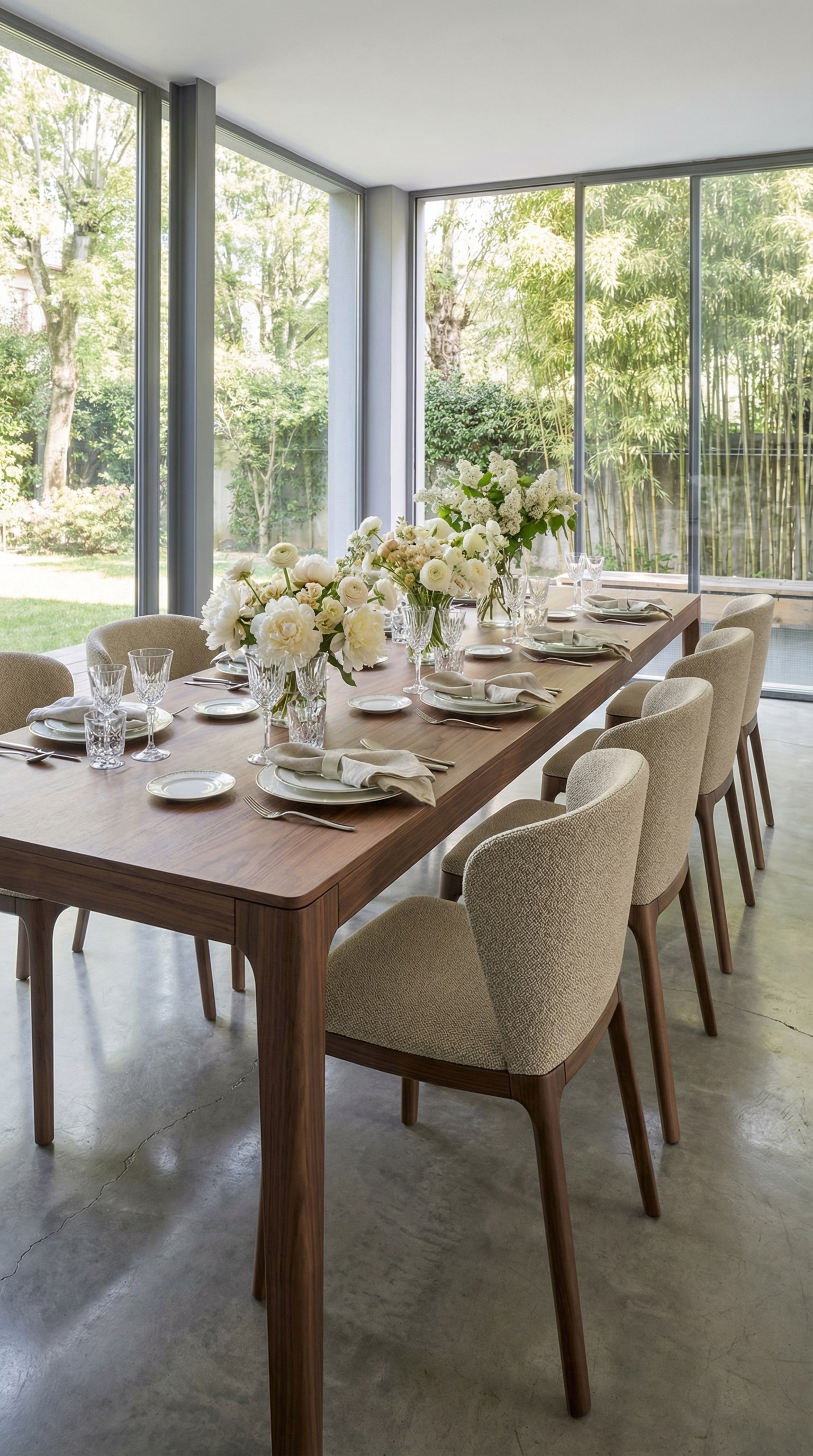 Chaise Novamobili Navy avec piètement en bois foncé et rembourrage élégant Chaise Novamobili Navy avec piètement en bois foncé et rembourrage élégant