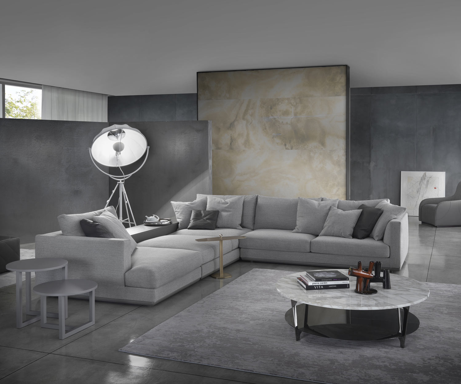 Table d'appoint design moderne pour canapé Marelli Leaf Table d'appoint design moderne pour canapé Marelli Leaf