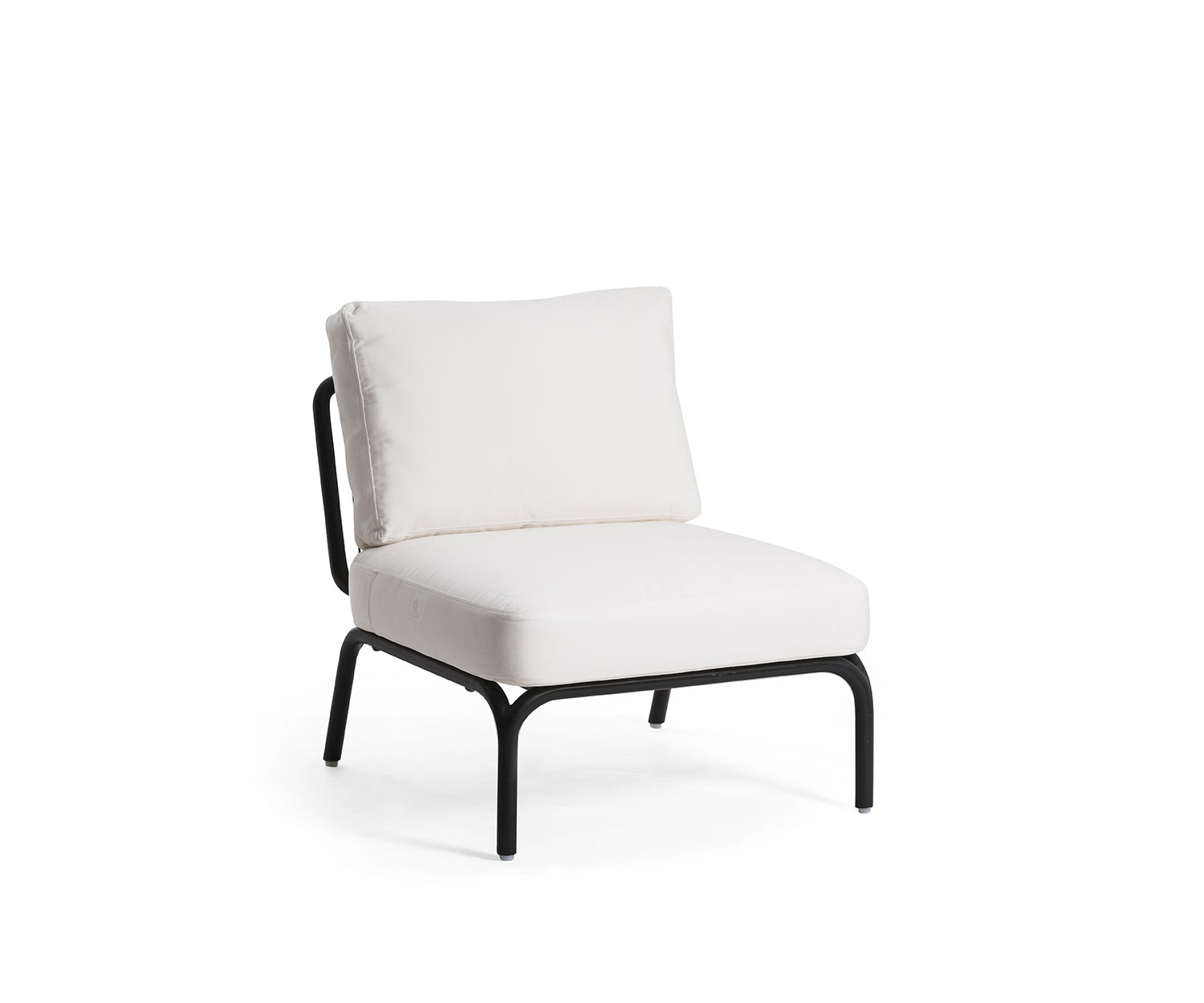 Exclusif Oasiq Yland Designer 1 siège avec siège et dossier blanc Coussin Exclusif Oasiq Yland Designer 1 siège avec siège et dossier blanc Coussin