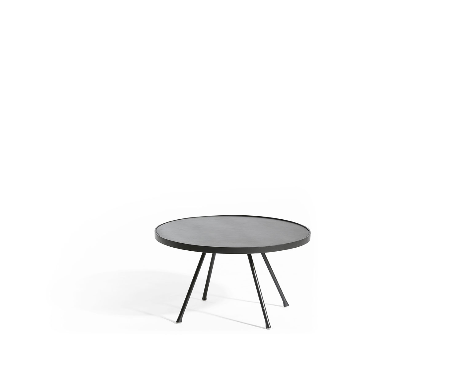 Oasiq Attol Aluminium Table d'appoint anthracite 60x35cm Oasiq Attol Aluminium Table d'appoint anthracite 60x35cm