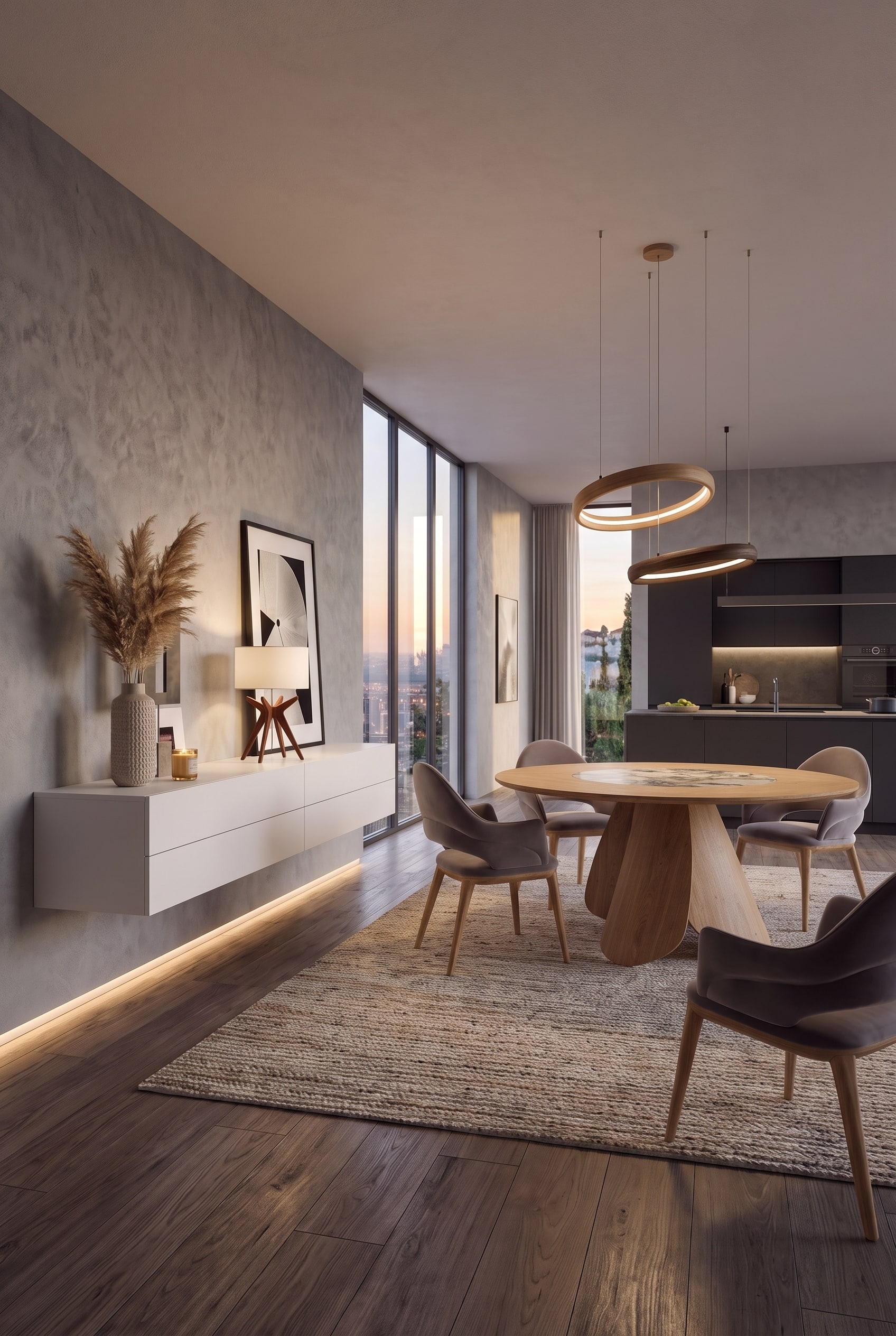 Modernes Esszimmer Hängekommode