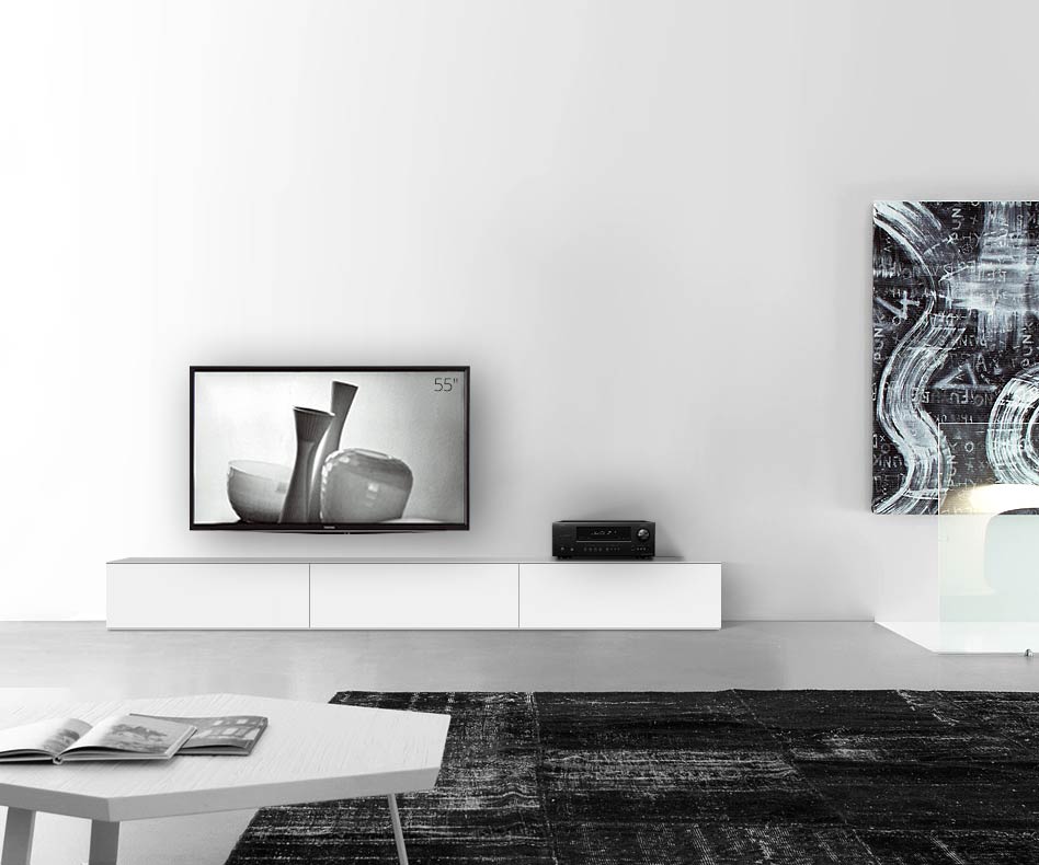 /Design Lowboard sol B270 H35 blanc mat /Design Lowboard sol B270 H35 blanc mat