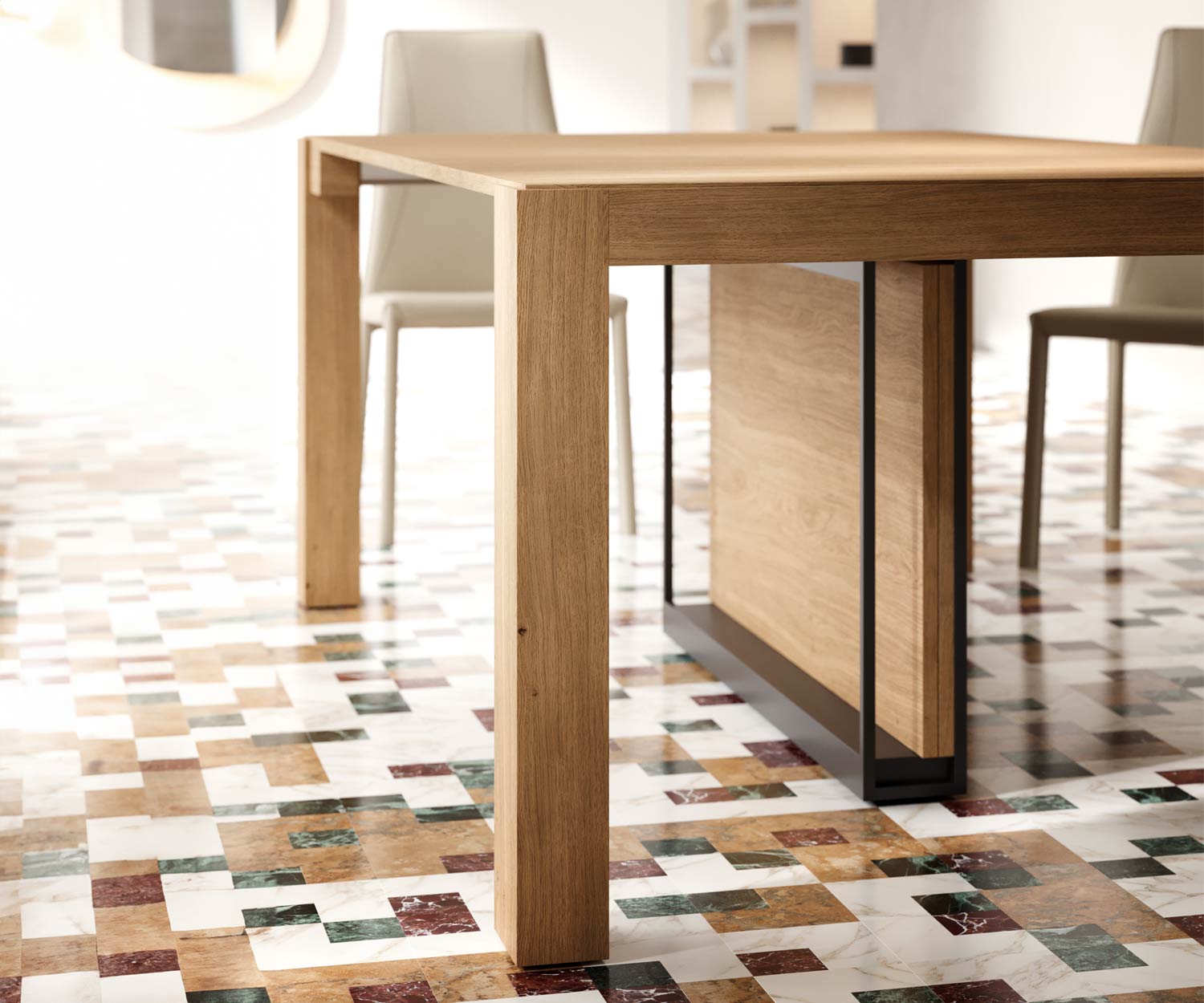 OzzioA3 table de bureau extensible en largeur OzzioA3 table de bureau extensible en largeur