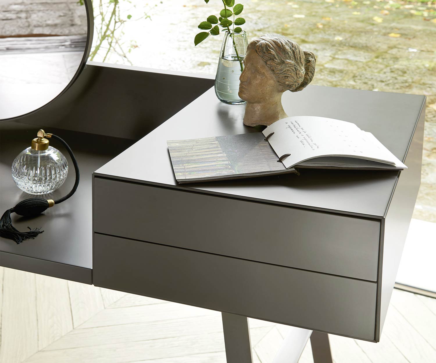 Moderne Livitalia Secrétaire design Segreto avec tiroirs Moderne Livitalia Secrétaire design Segreto avec tiroirs