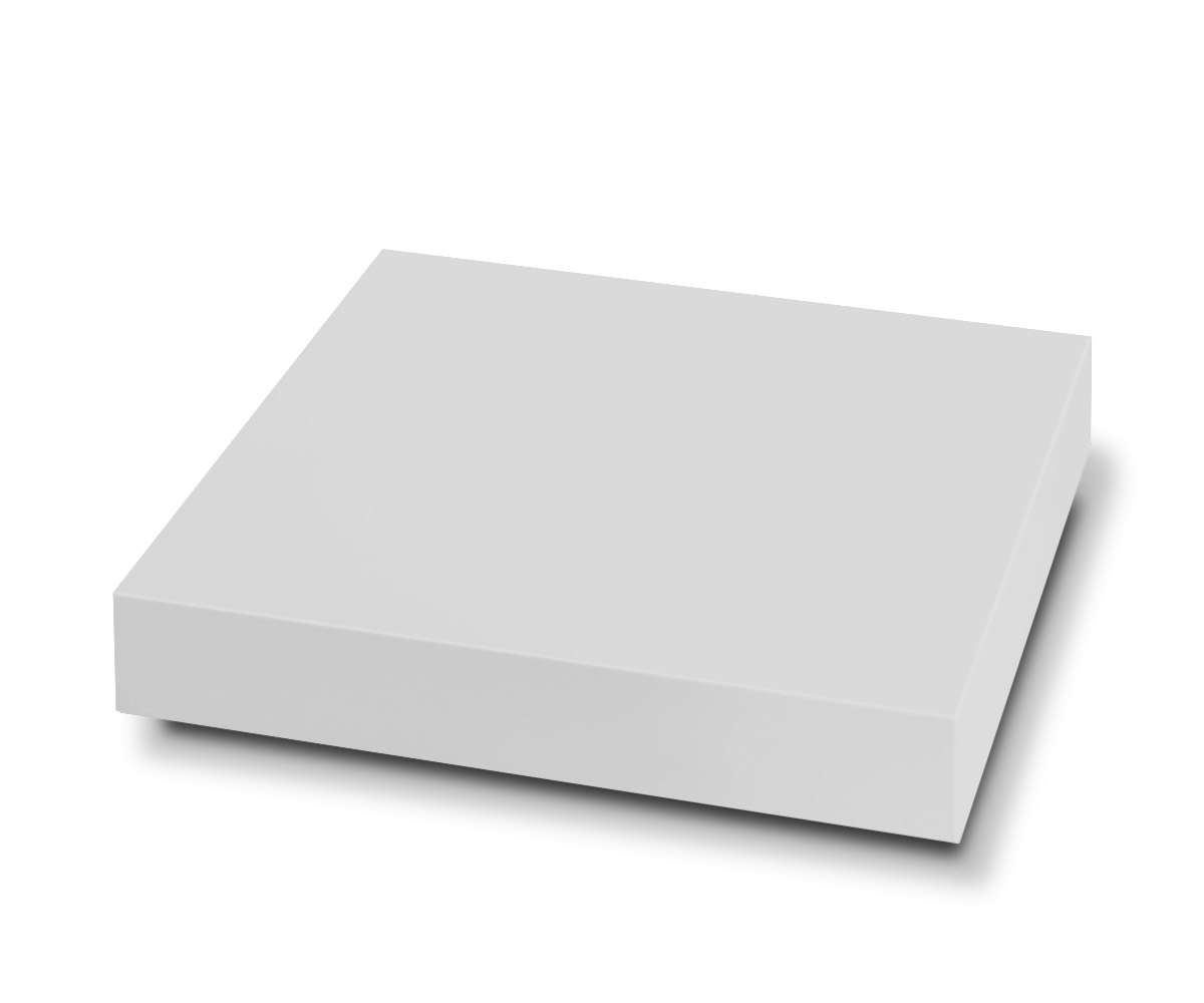 Novamobili Table basse design Ombre Mat Blanc 90x90 Hauteur 20 cm Novamobili Table basse design Ombre Mat Blanc 90x90 Hauteur 20 cm