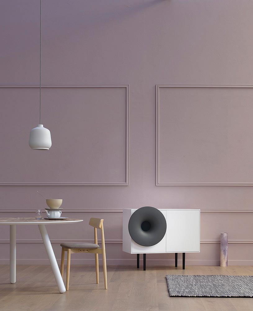 Meuble phono moderne d'Italie Caruso