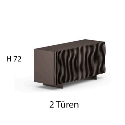 2 Türen B 148,5 cm | H 72 cm | Füße H 10 cm