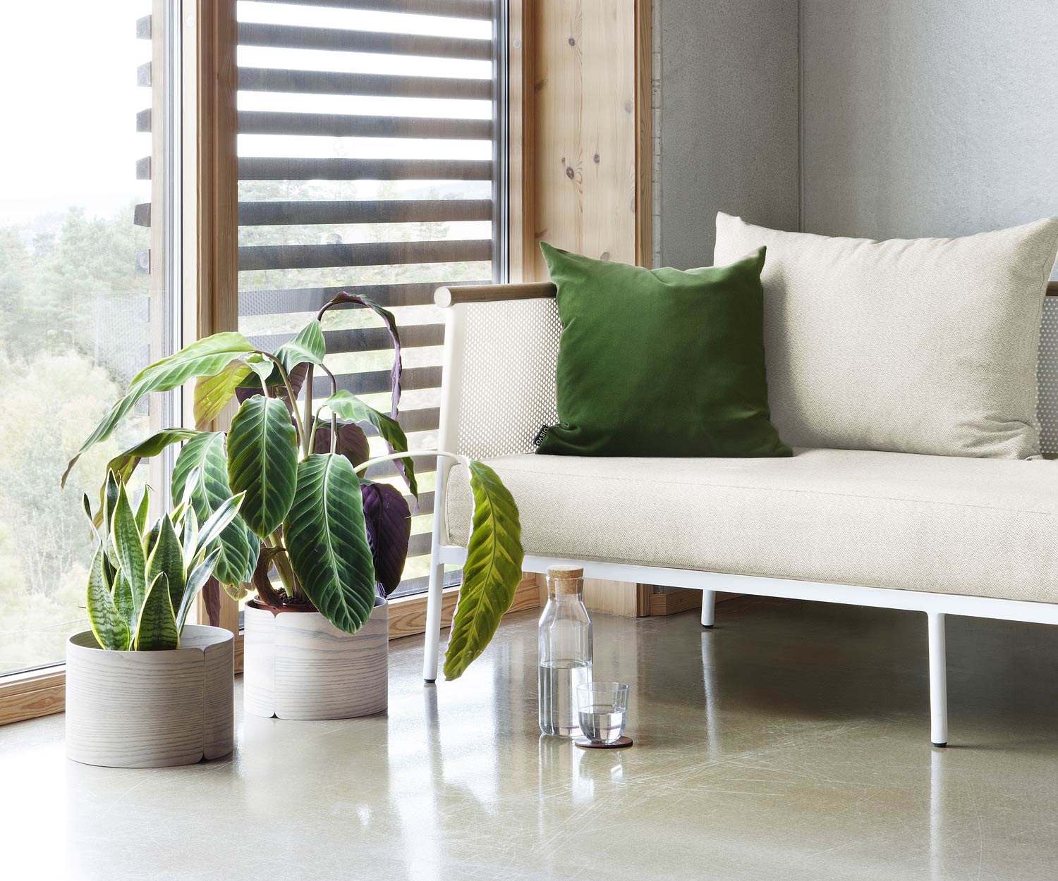 Oasig Garten Collection avec revêtement rembourré en blanc crème Oasig Garten Collection avec revêtement rembourré en blanc crème