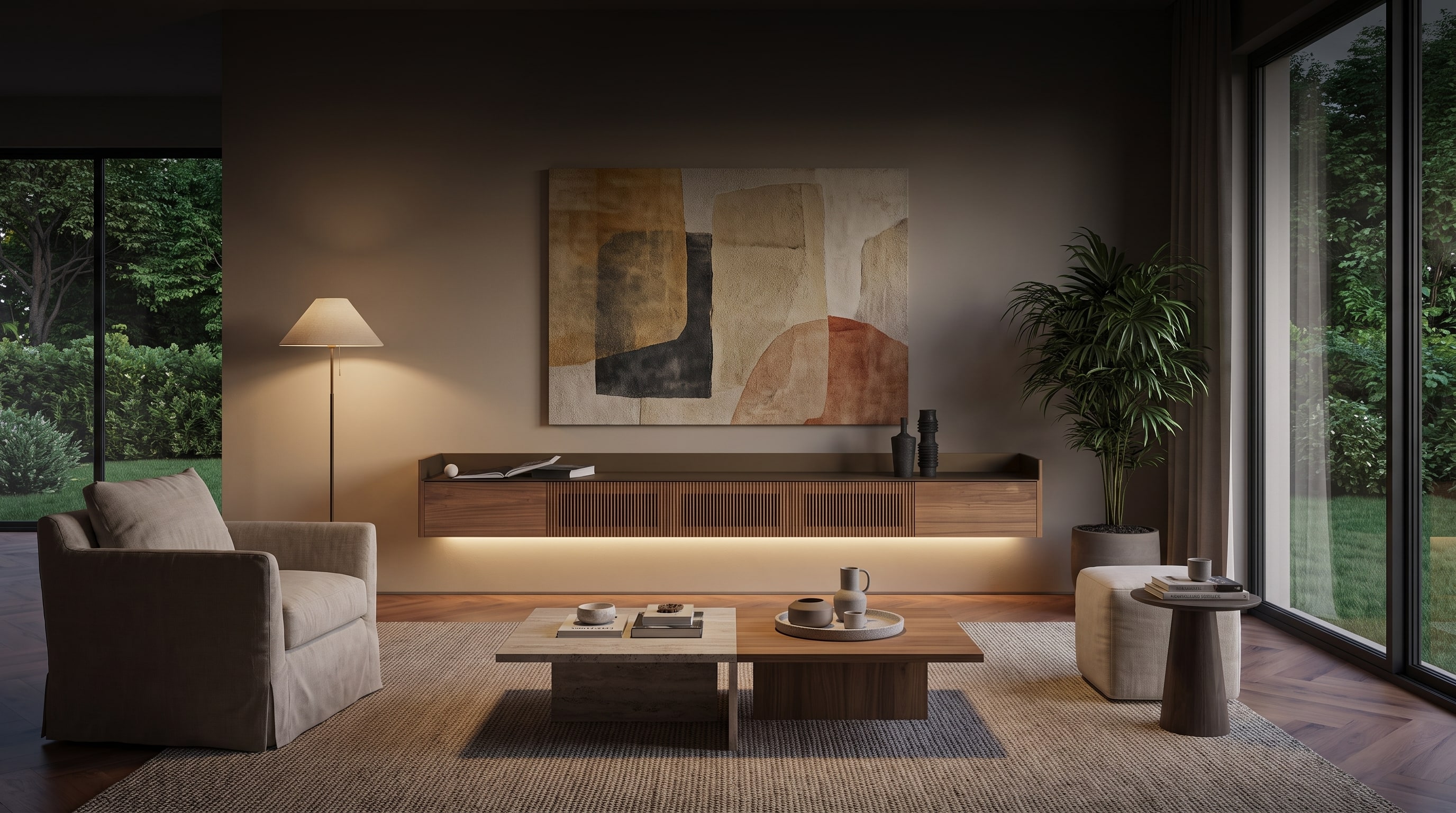 7 idées pour faire disparaître la TV derrière un tableau d'art