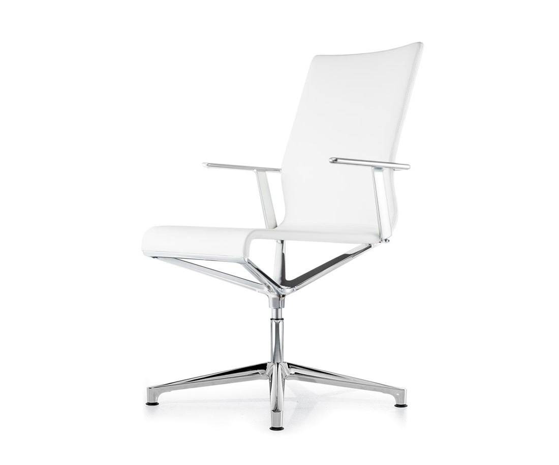 ICF Stick ETK Chair Chaise de bureau noir blanc sans roulettes H48 ICF Stick ETK Chair Chaise de bureau noir blanc sans roulettes H48