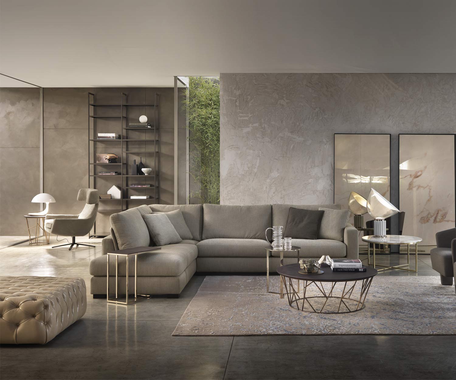 Canapé d'angle design exclusif Marelli Oliver Canapé d'angle design exclusif Marelli Oliver