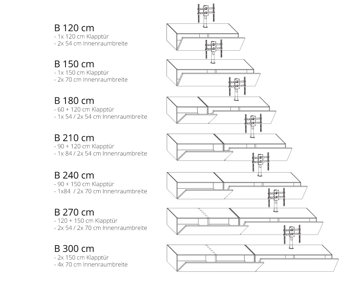 Livitalia Vesa Design Table basse design Configurateur Portes rabattables Largeurs Répartition Dimensions Livitalia Vesa Design Table basse design Configurateur Portes rabattables Largeurs Répartition Dimensions