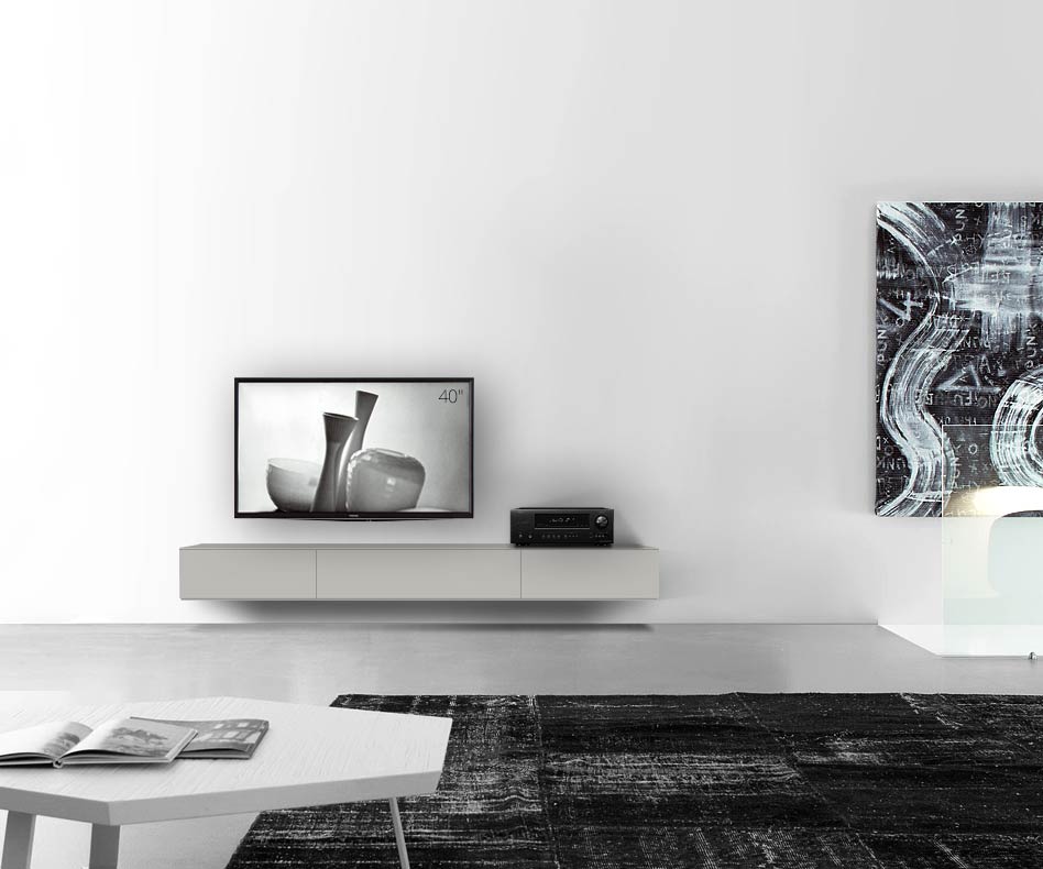 /Design Lowboard Wand B210 H25 5 gris clair mat /Design Lowboard Wand B210 H25 5 gris clair mat