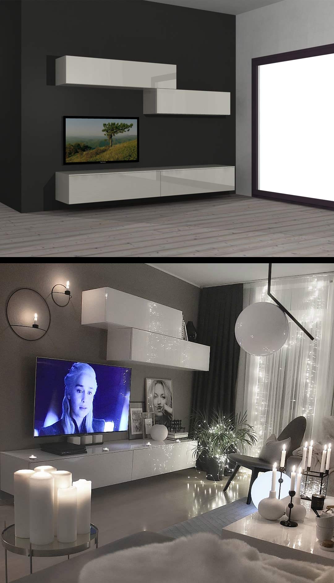 planification mur de séjour blanc brillant planification mur de séjour blanc brillant