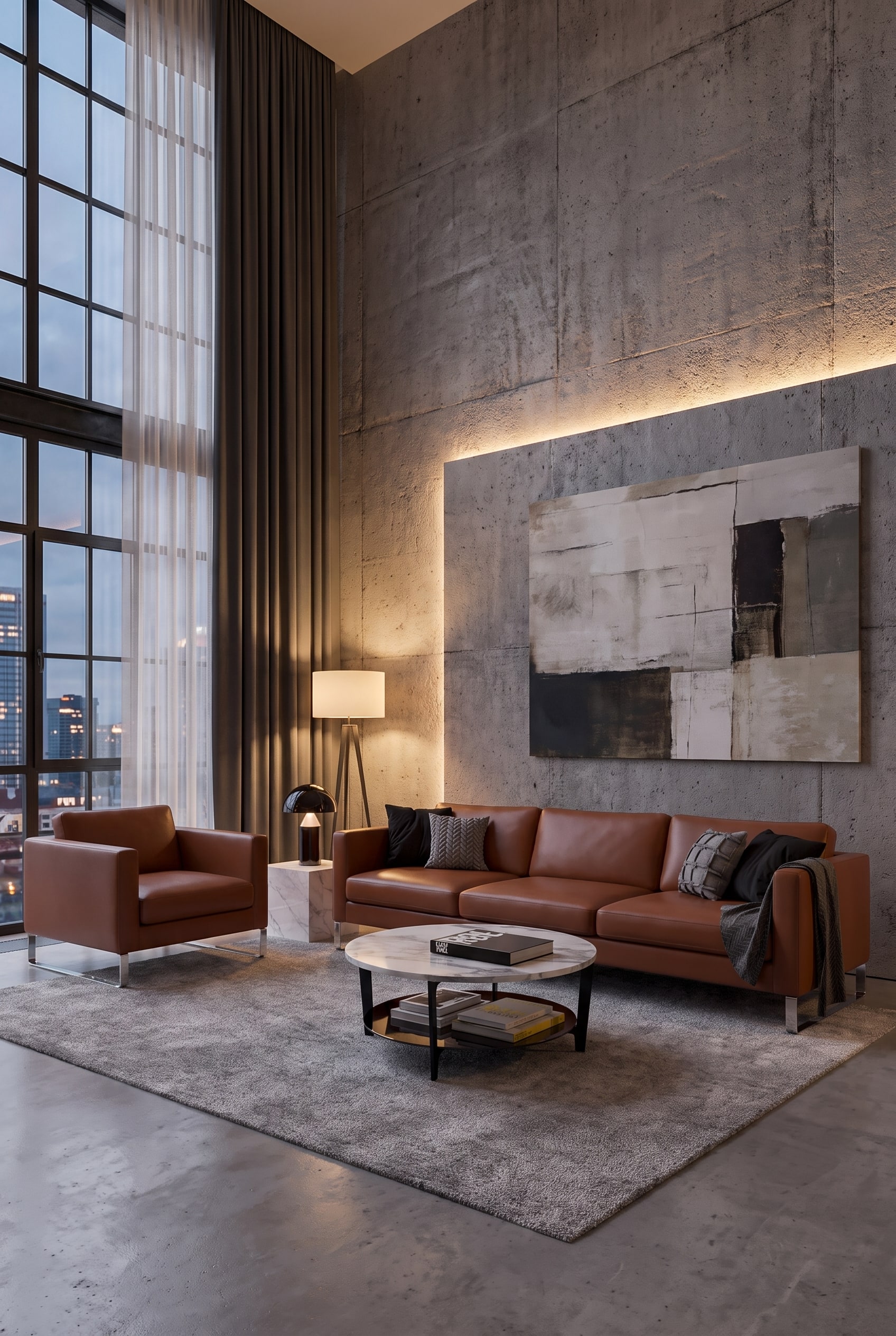 Loft Ledersofa Industrial Style Loft Ledersofa Industrial Style