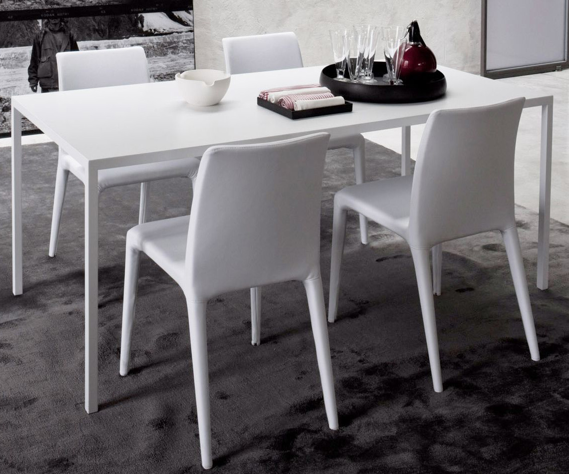 Exclusif Novamobili Table design Filo Blanc mat Exclusif Novamobili Table design Filo Blanc mat