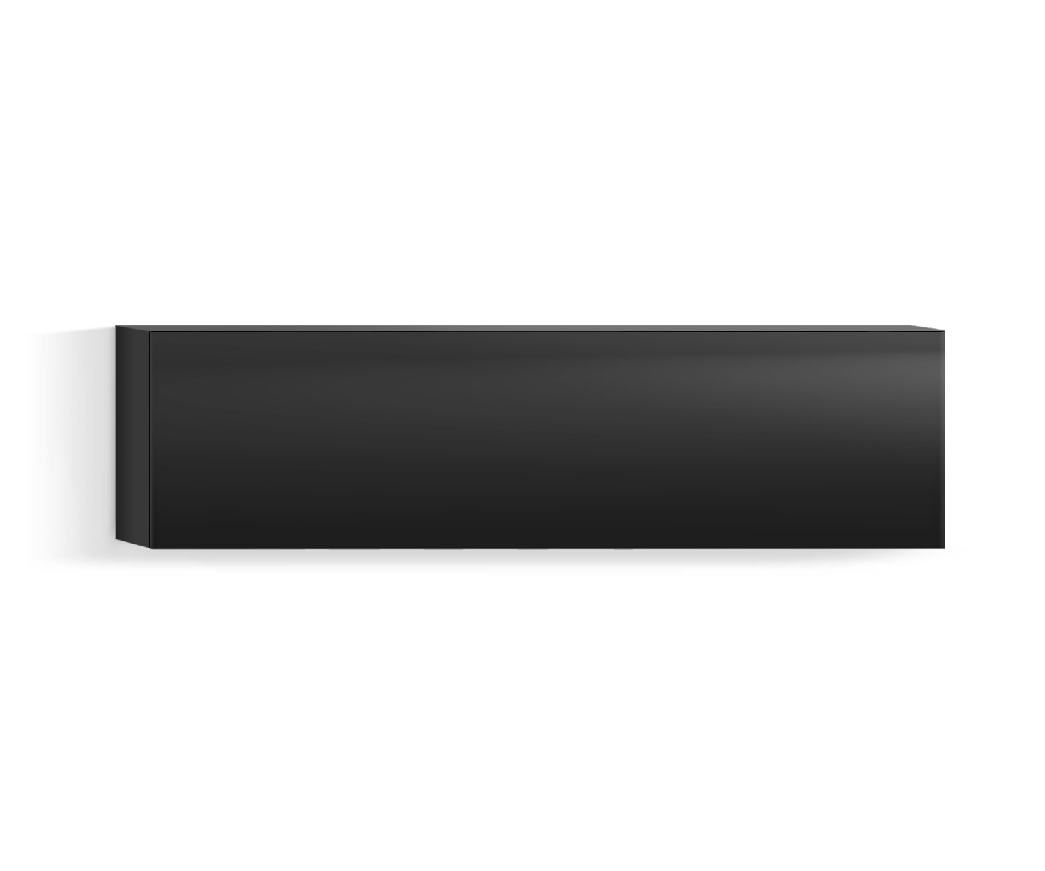 Design Salon Armoire suspendue Horizontal H32 L120 en bas noir318 Design Salon Armoire suspendue Horizontal H32 L120 en bas noir318